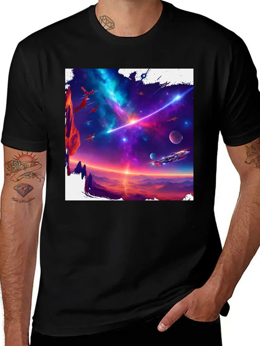 Space Stylish Everyday T-Shirt – Unisex Basic Cotton Tee