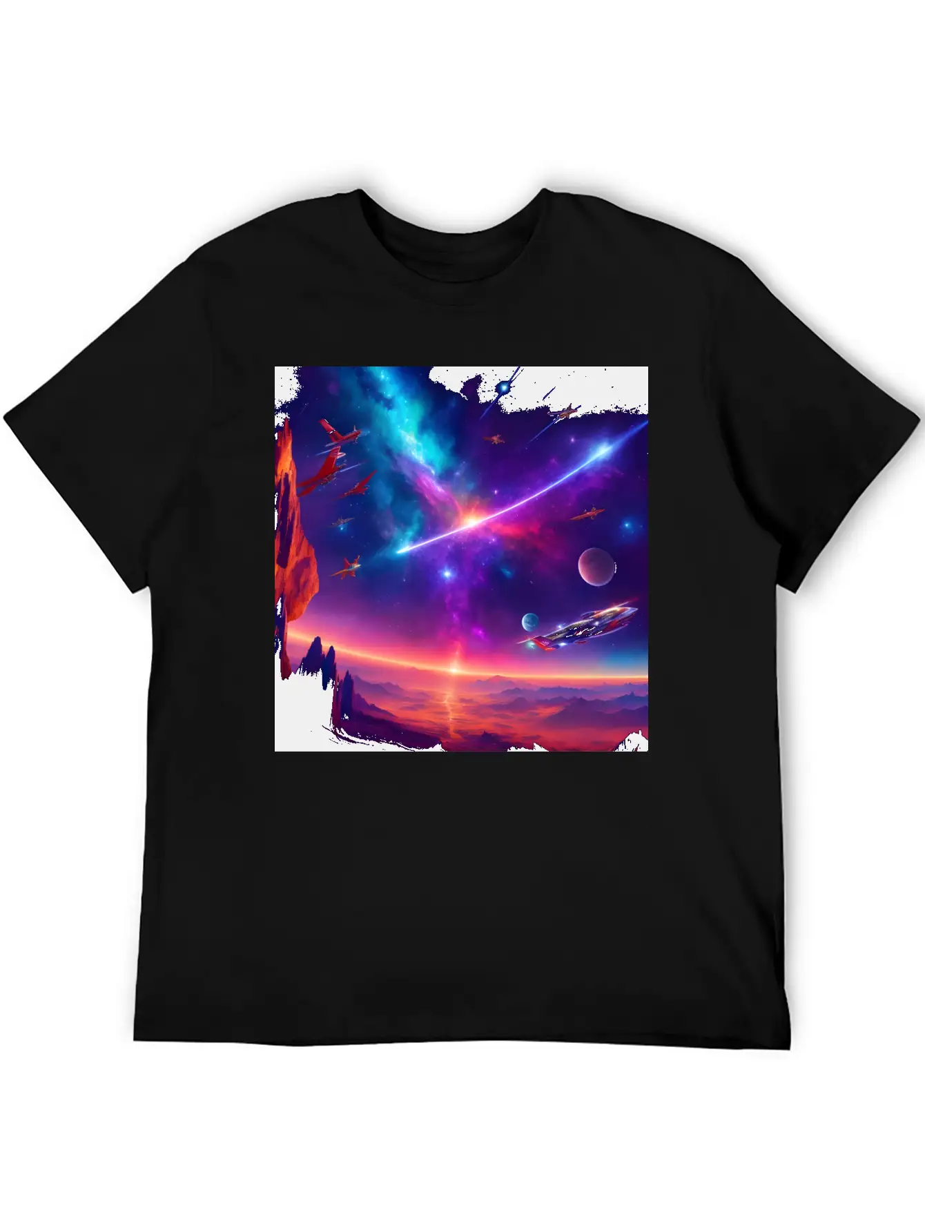 Space Stylish Everyday T-Shirt – Unisex Basic Cotton Tee