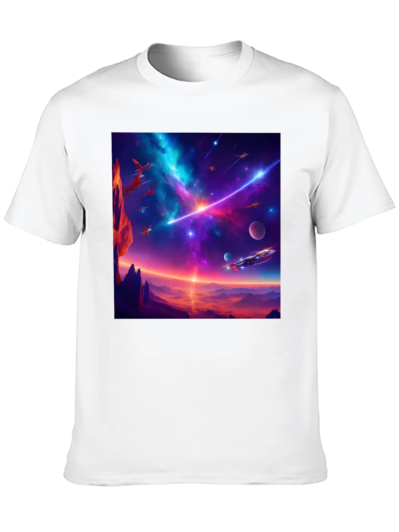 Space Stylish Everyday T-Shirt – Unisex Basic Cotton Tee