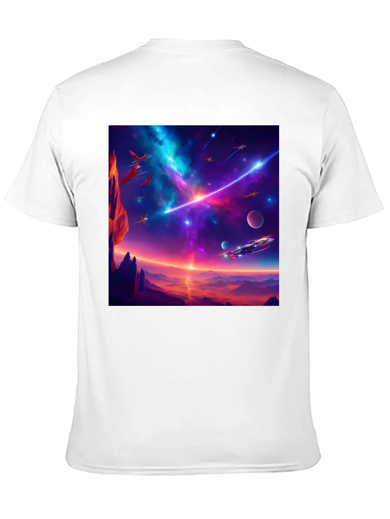 Space Stylish Everyday T-Shirt – Unisex Basic Cotton Tee