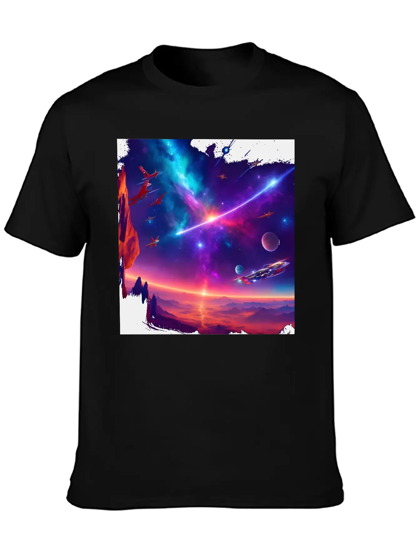 Space Stylish Everyday T-Shirt – Unisex Basic Cotton Tee