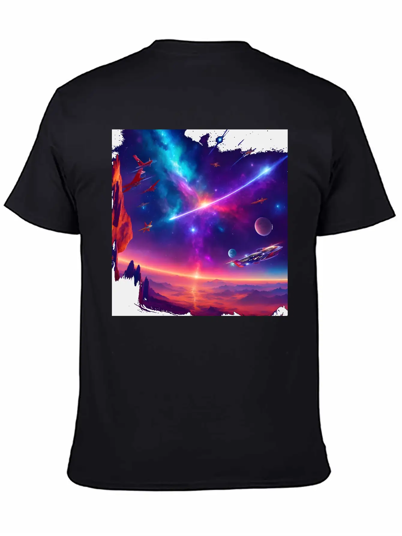Space Stylish Everyday T-Shirt – Unisex Basic Cotton Tee