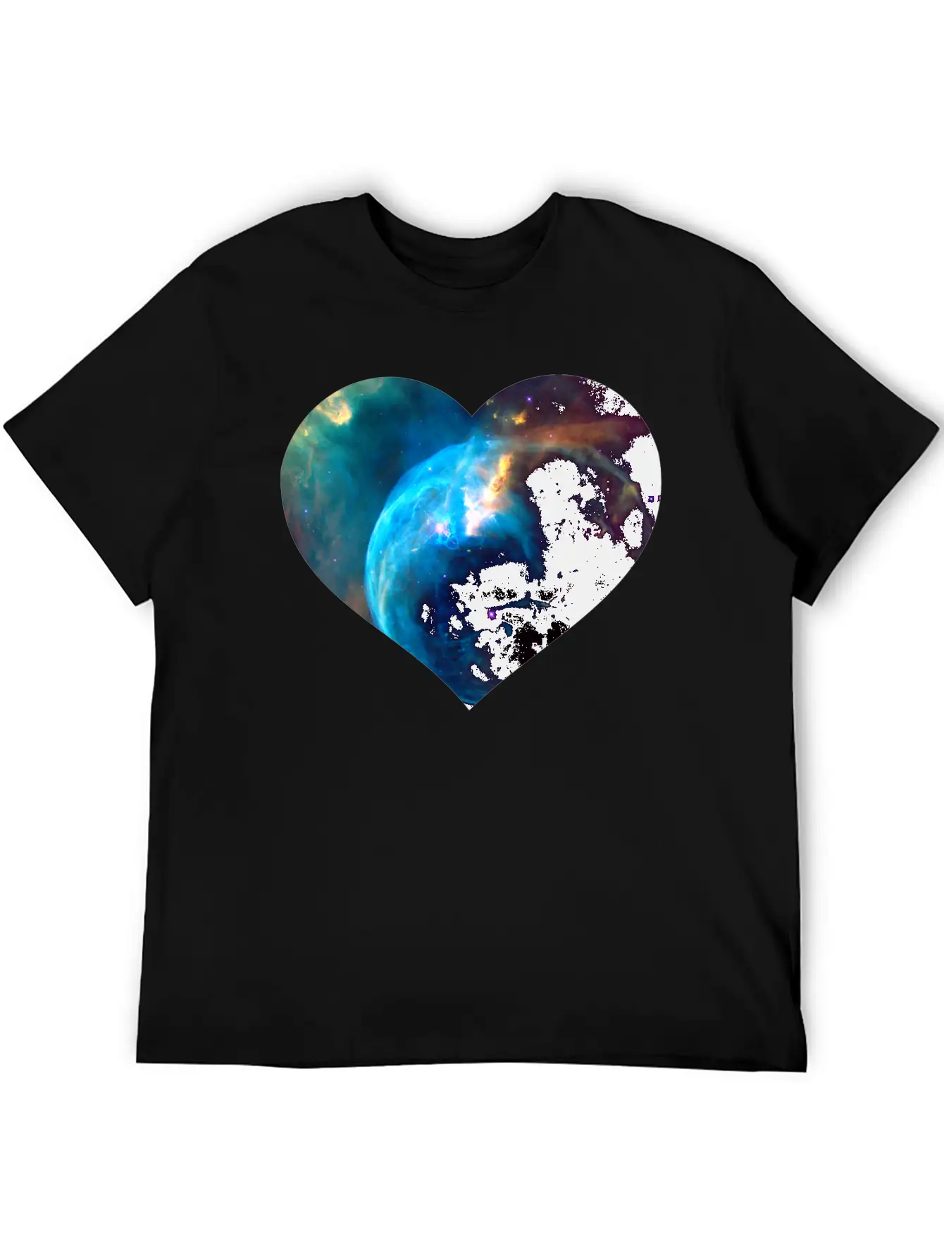 Space Travel Galaxy Nebula Cosmos Astronaut Gift Stylish Everyday T-Shirt – Unisex Basic Cotton Tee