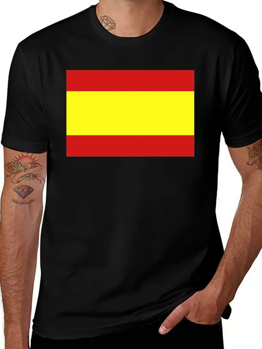 Spanish Flag Essential Unisex Summer Tee – Soft Cotton Casual Fit