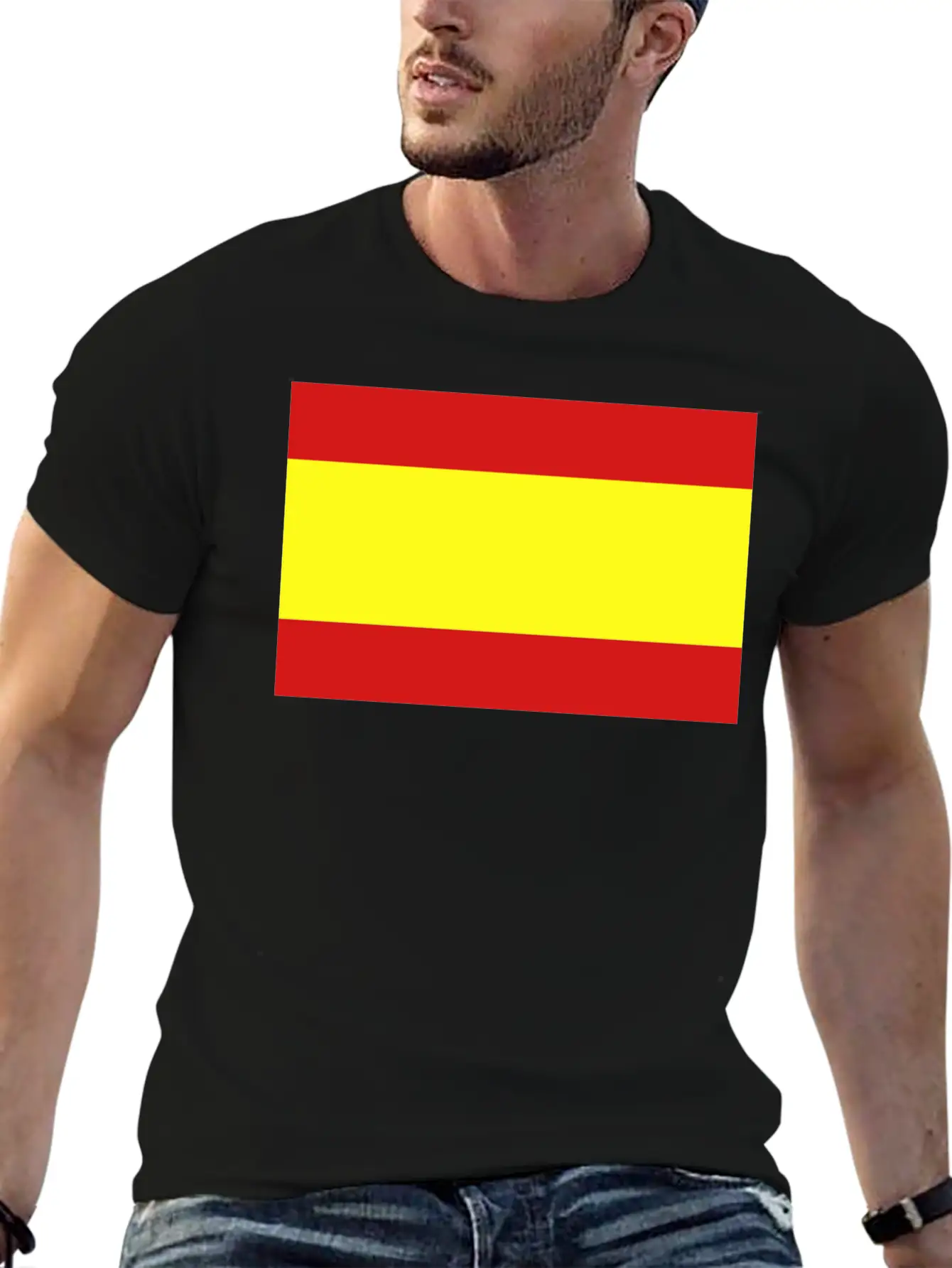 Spanish Flag Essential Unisex Summer Tee – Soft Cotton Casual Fit
