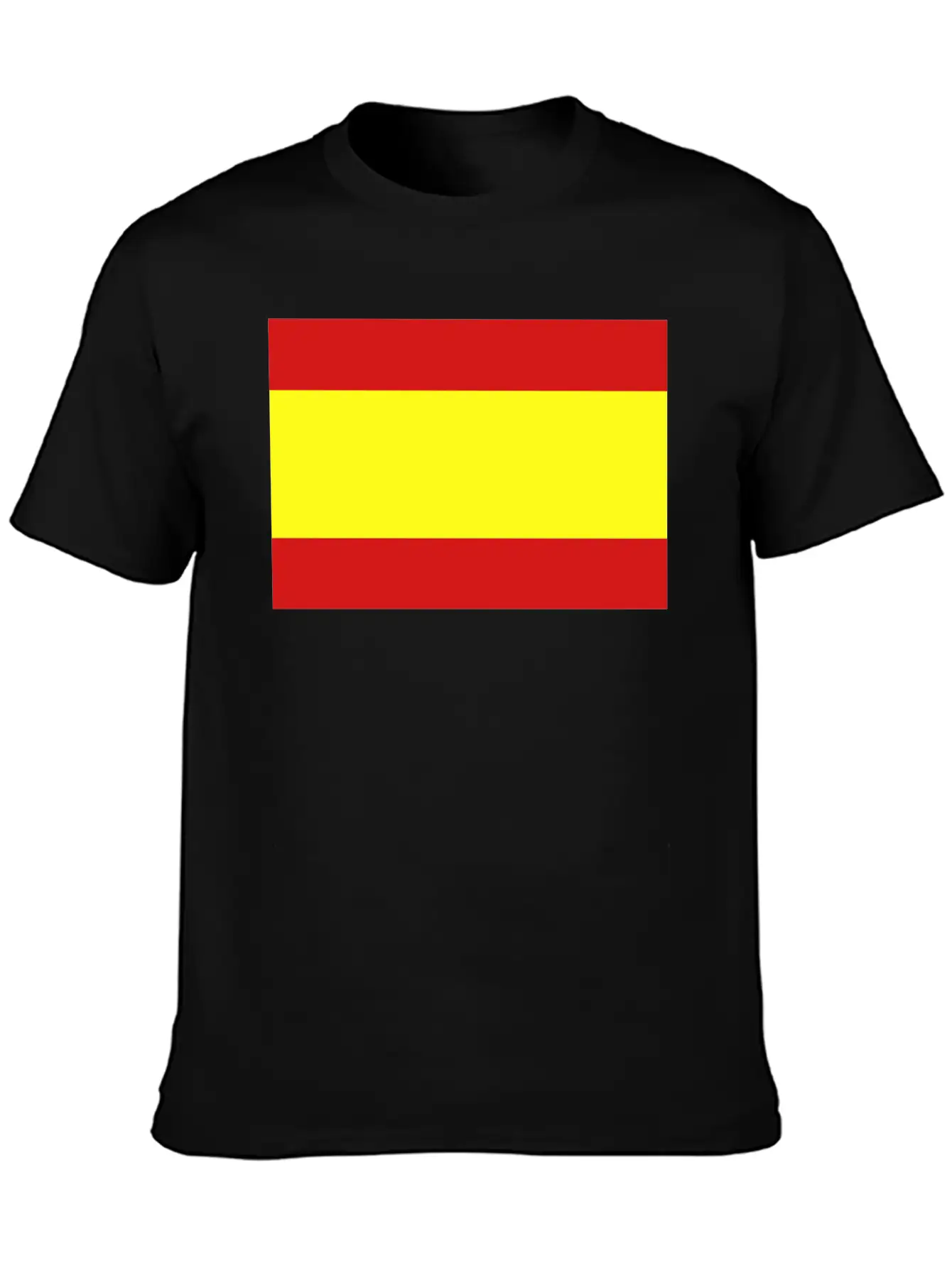 Spanish Flag Essential Unisex Summer Tee – Soft Cotton Casual Fit