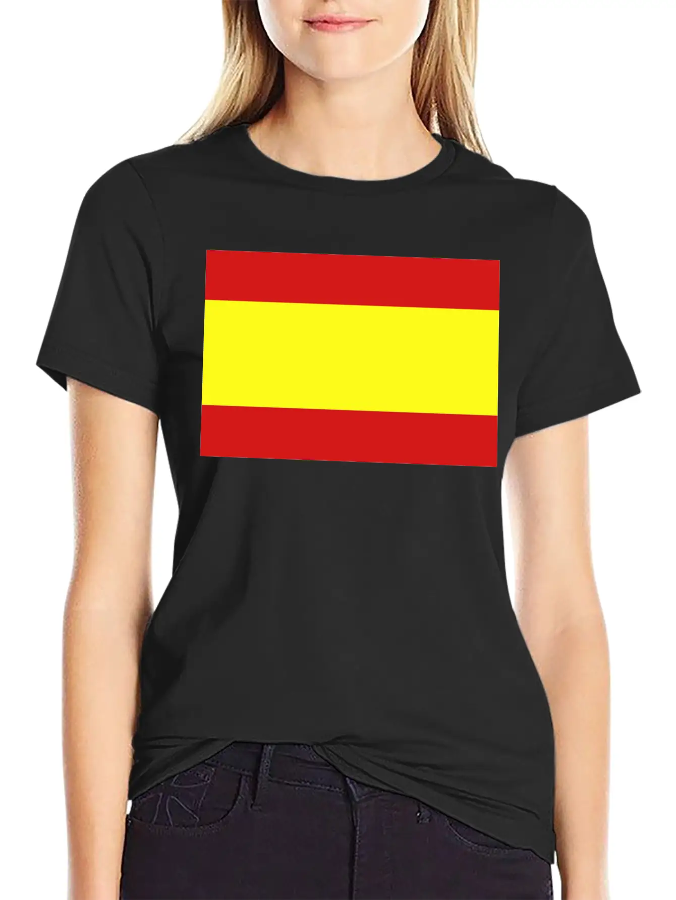 Spanish Flag Essential Unisex Summer Tee – Soft Cotton Casual Fit