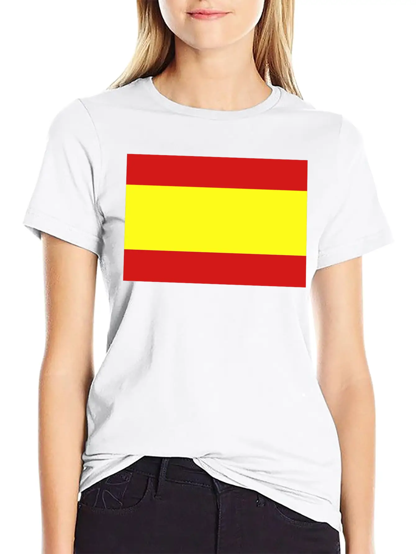 Spanish Flag Essential Unisex Summer Tee – Soft Cotton Casual Fit