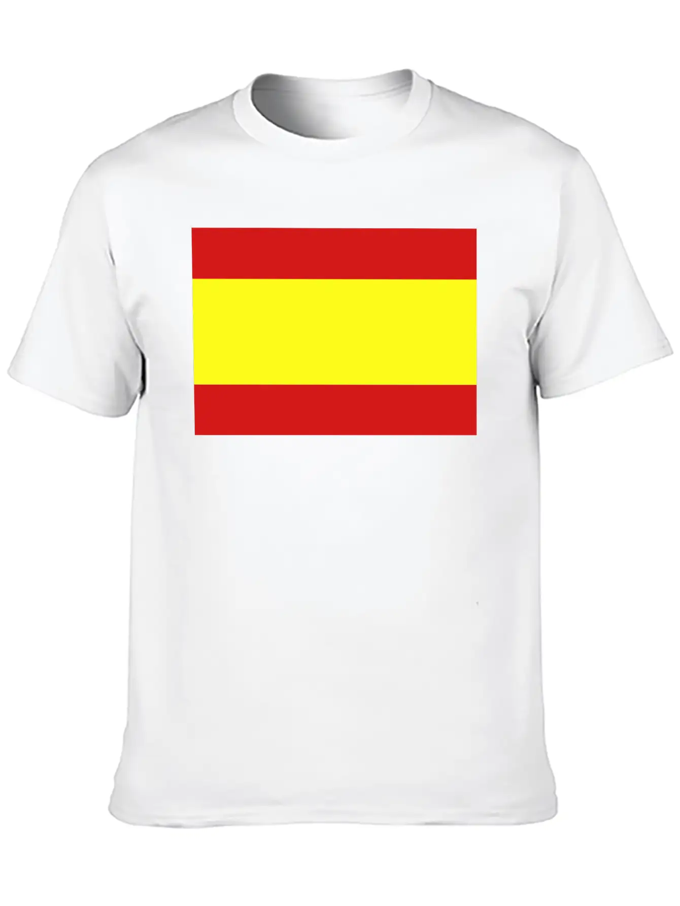 Spanish Flag Essential Unisex Summer Tee – Soft Cotton Casual Fit