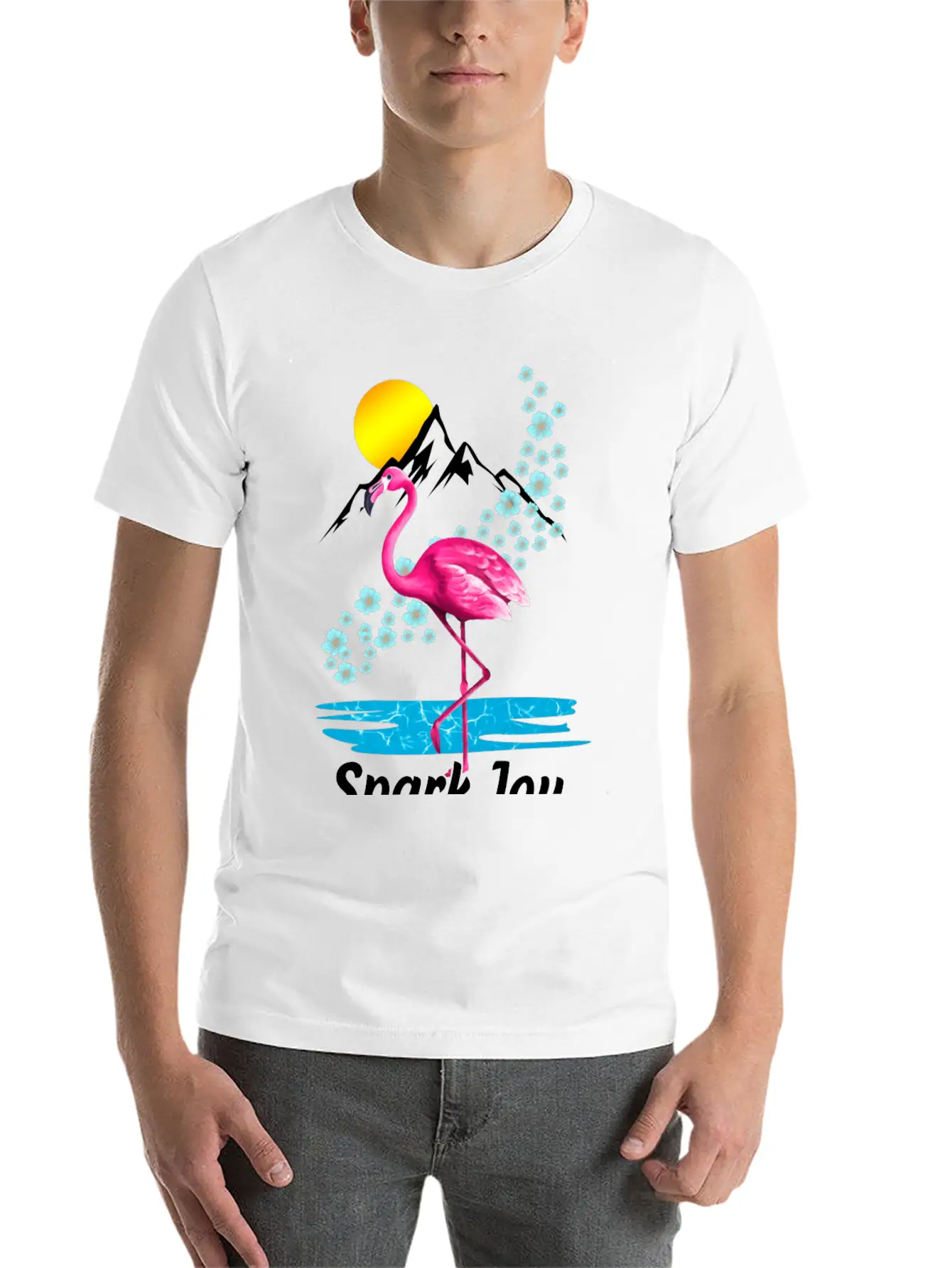 Spark Joy Unisex Casual T-Shirt – Clean Design For Daily Comfort