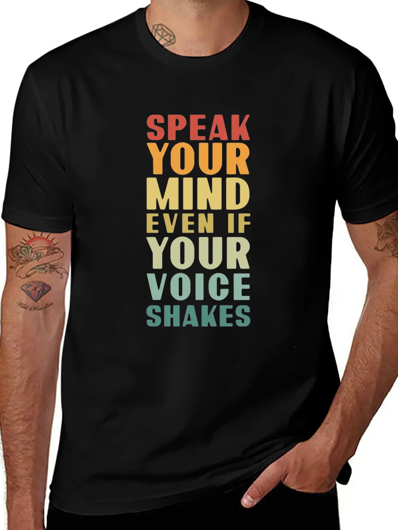 Speak Your Mind Even If Your Voice Shakes For Chri Essential Unisex Summer Tee – Soft Cotton Casual Fit