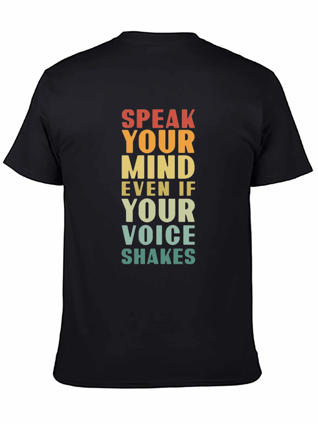 Speak Your Mind Even If Your Voice Shakes For Chri Essential Unisex Summer Tee – Soft Cotton Casual Fit