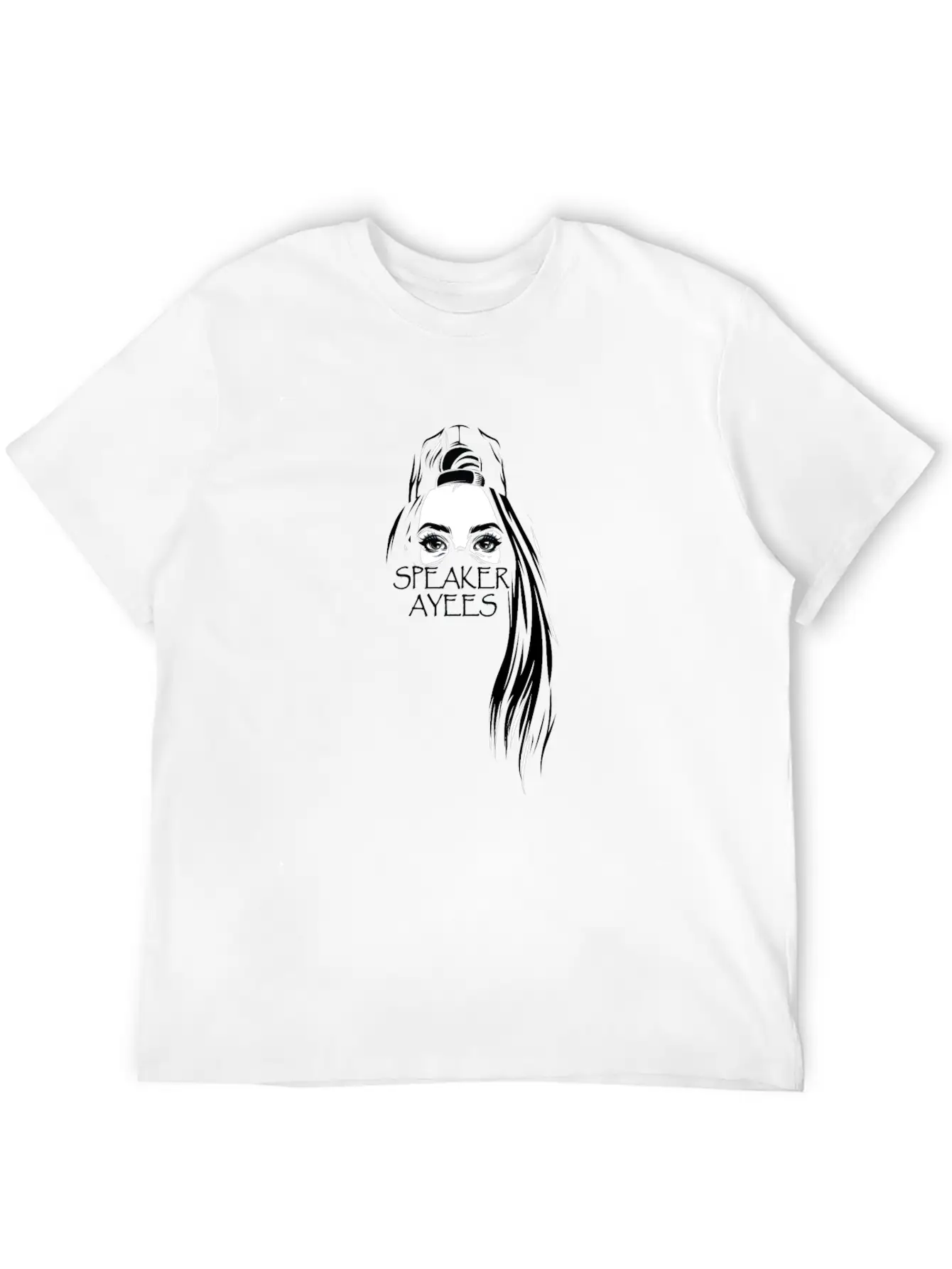SPEAKER AYEES Comfortable Minimalist Graphic Tee – Summer Style Essential