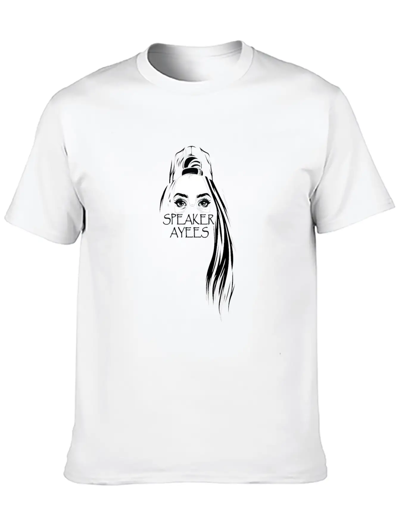 SPEAKER AYEES Comfortable Minimalist Graphic Tee – Summer Style Essential