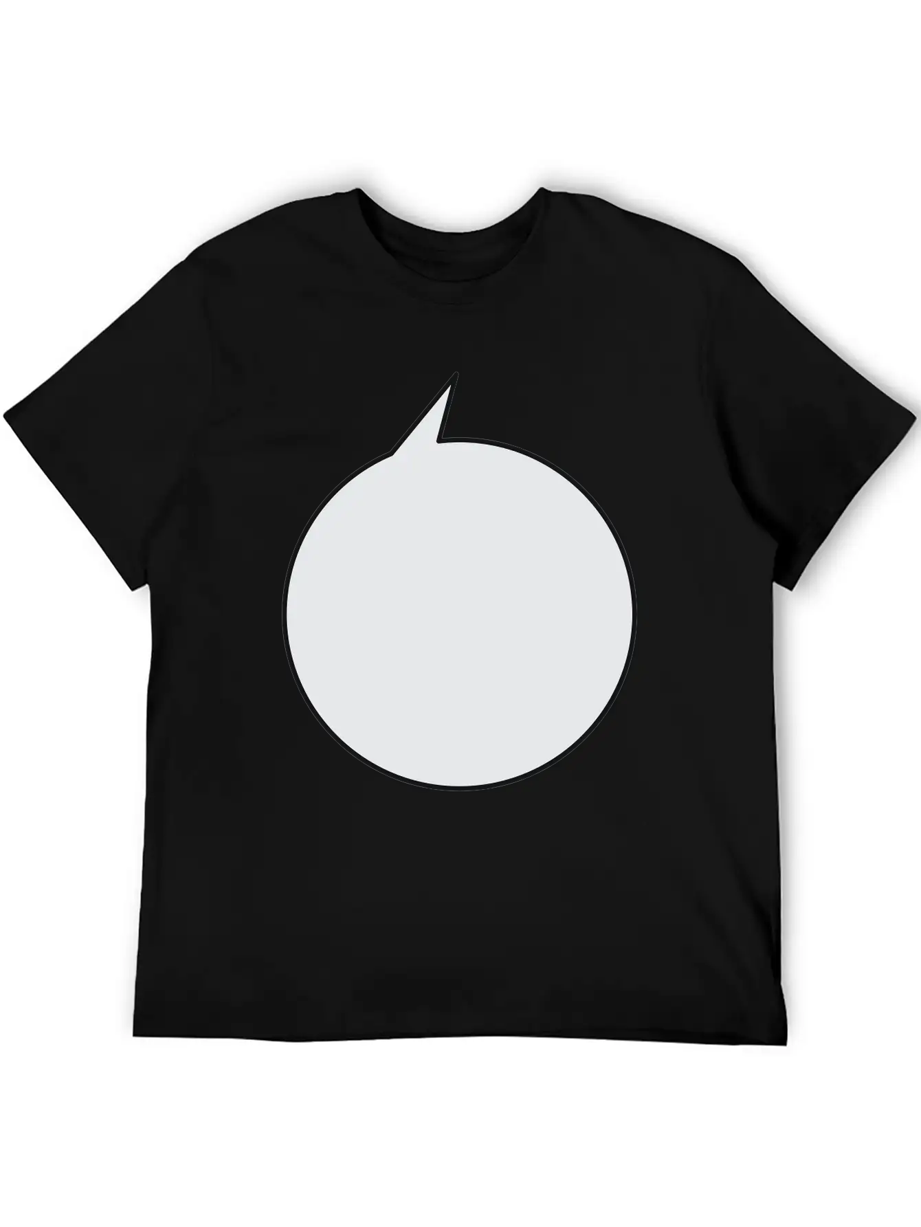 Speech Bubble Balloon, Round Medium_2c Stylish Everyday T-Shirt – Unisex Basic Cotton Tee