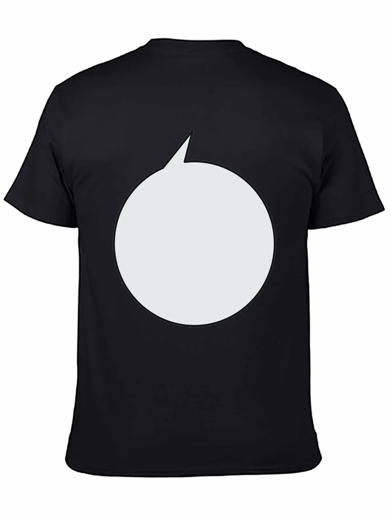 Speech Bubble Balloon, Round Medium_2c Stylish Everyday T-Shirt – Unisex Basic Cotton Tee