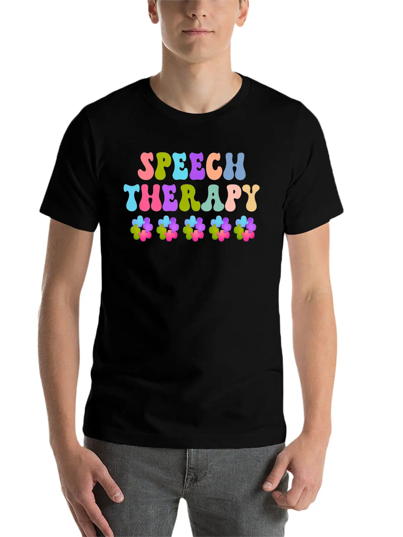 Speech Therapy Stylish Everyday T-Shirt – Unisex Basic Cotton Tee