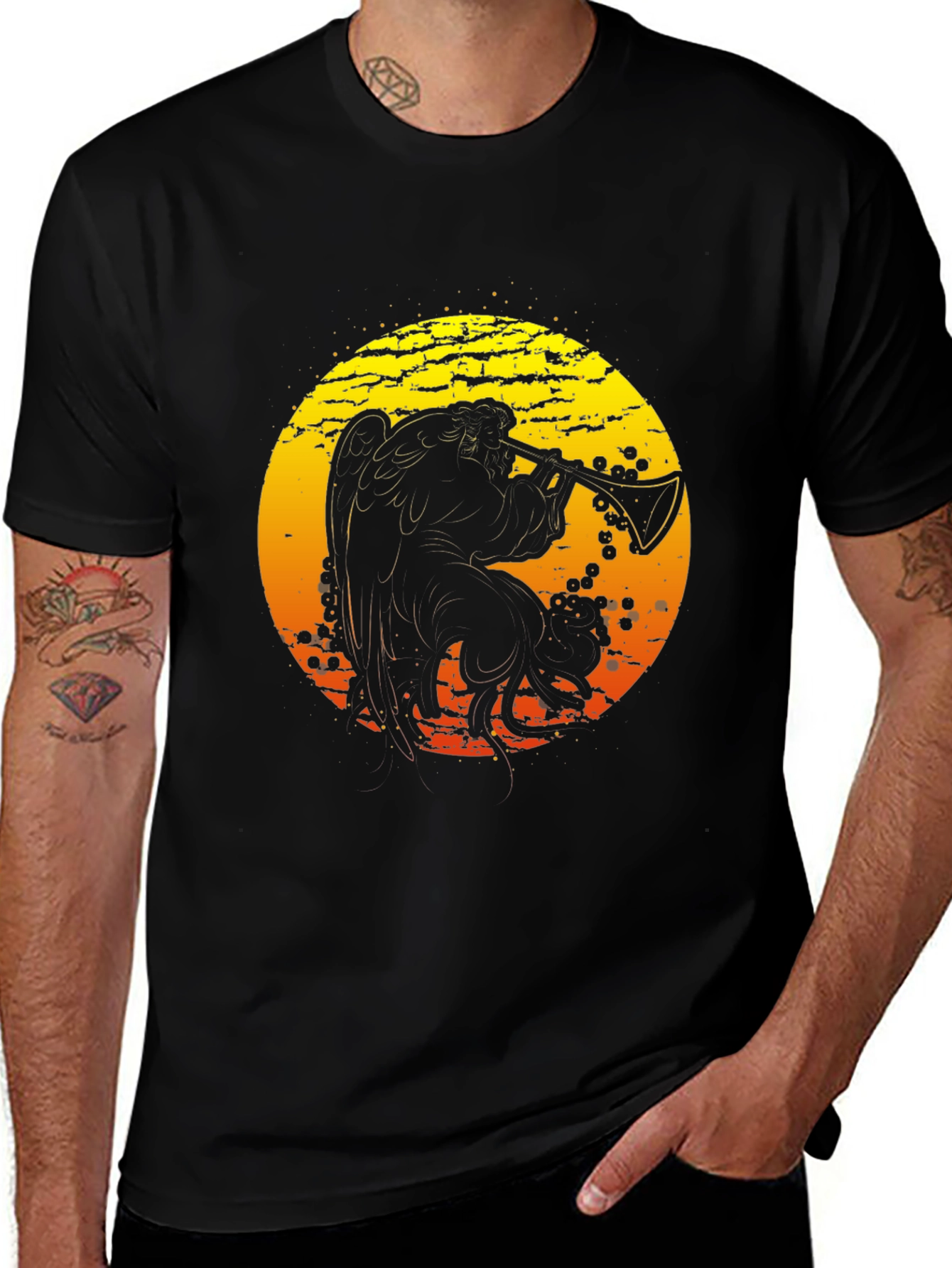 Angel Trumpet Graphic T-Shirt