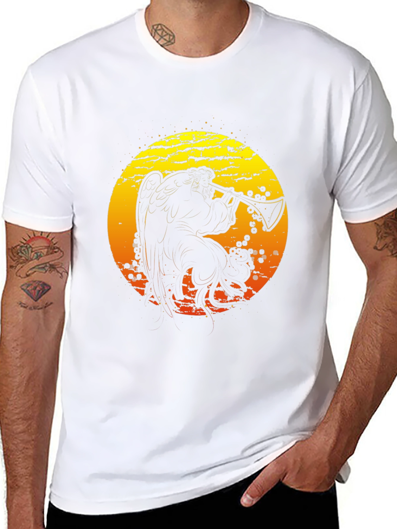 Angel Trumpet Graphic T-Shirt