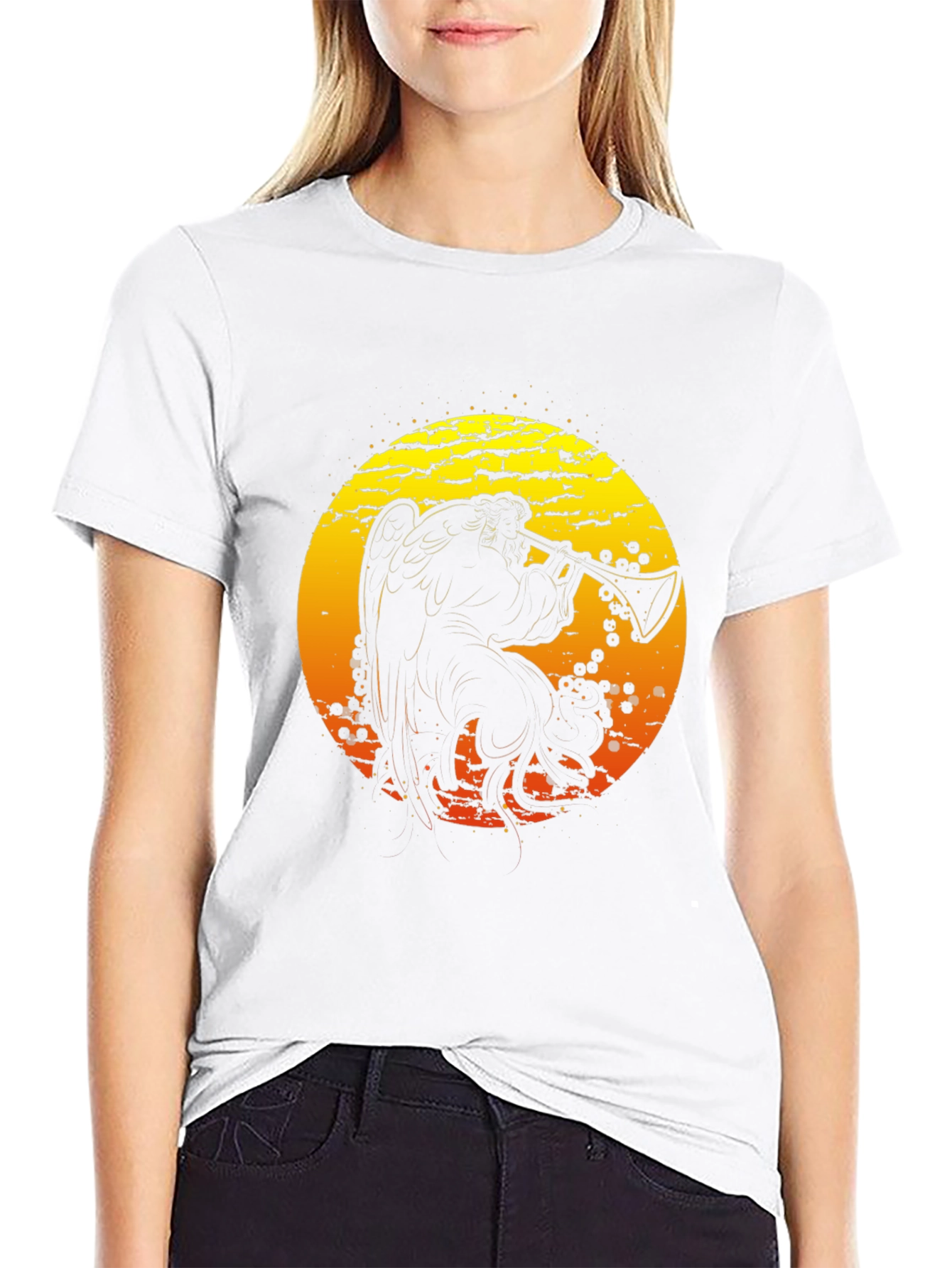 Angel Trumpet Graphic T-Shirt