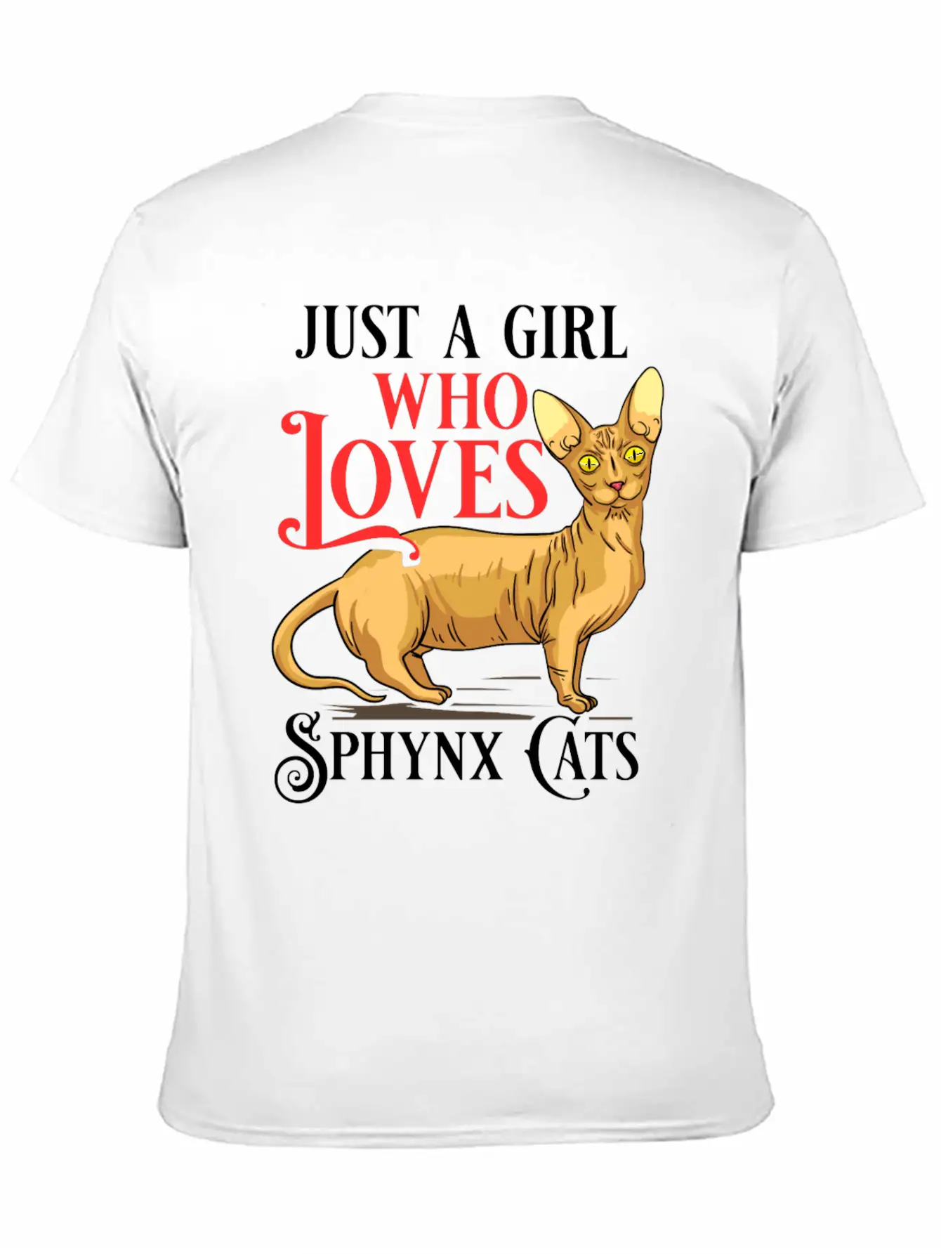Sphynx Cat Hairless Kitten Egypt Funny Basic Graphic T-Shirt – Daily Comfort In Soft Cotton