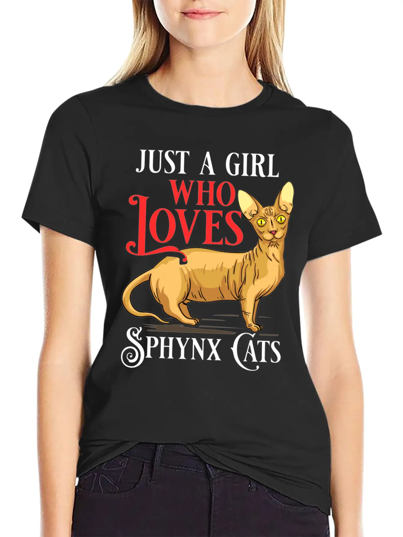 Sphynx Cat Hairless Kitten Egypt Funny Basic Graphic T-Shirt – Daily Comfort In Soft Cotton