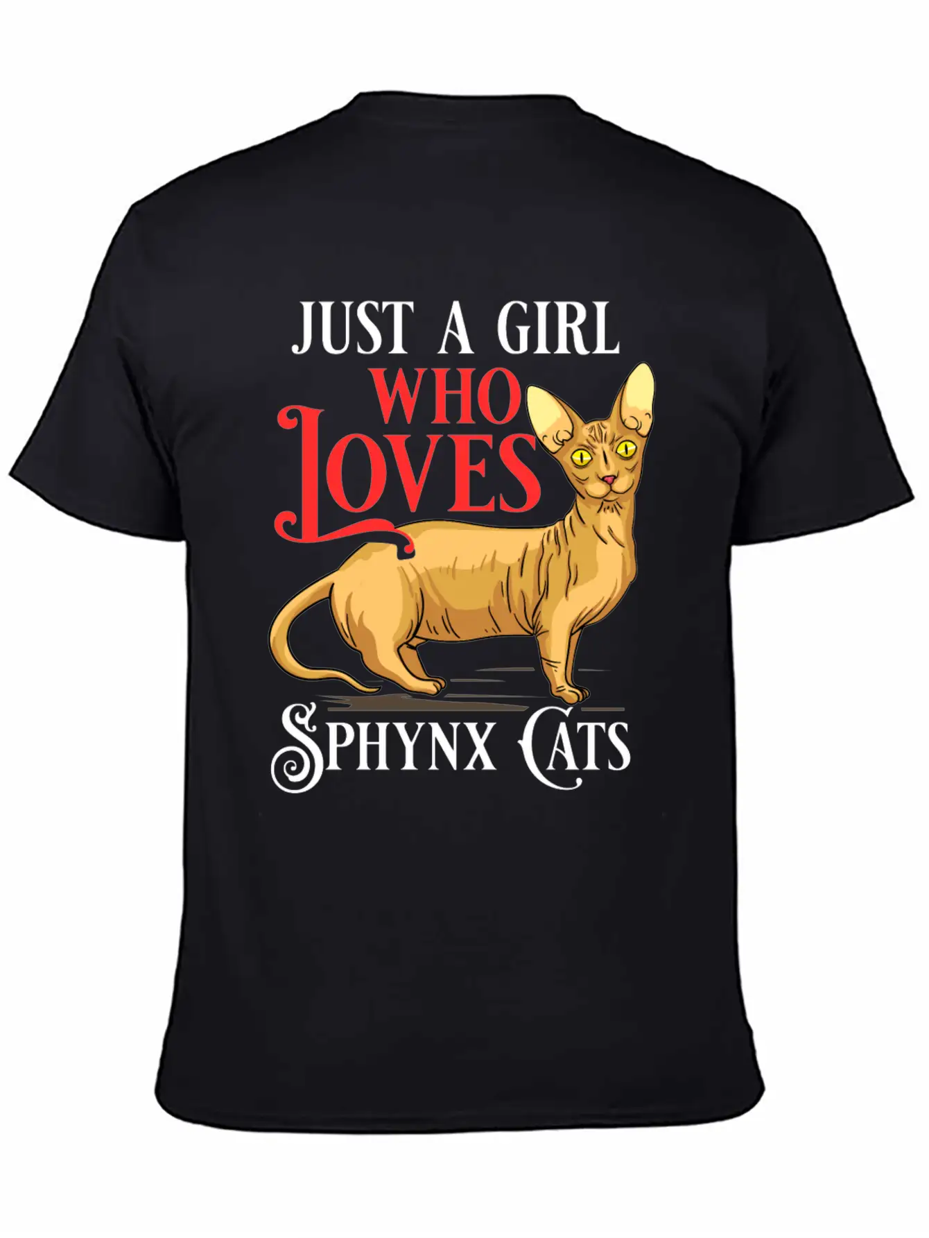 Sphynx Cat Hairless Kitten Egypt Funny Basic Graphic T-Shirt – Daily Comfort In Soft Cotton