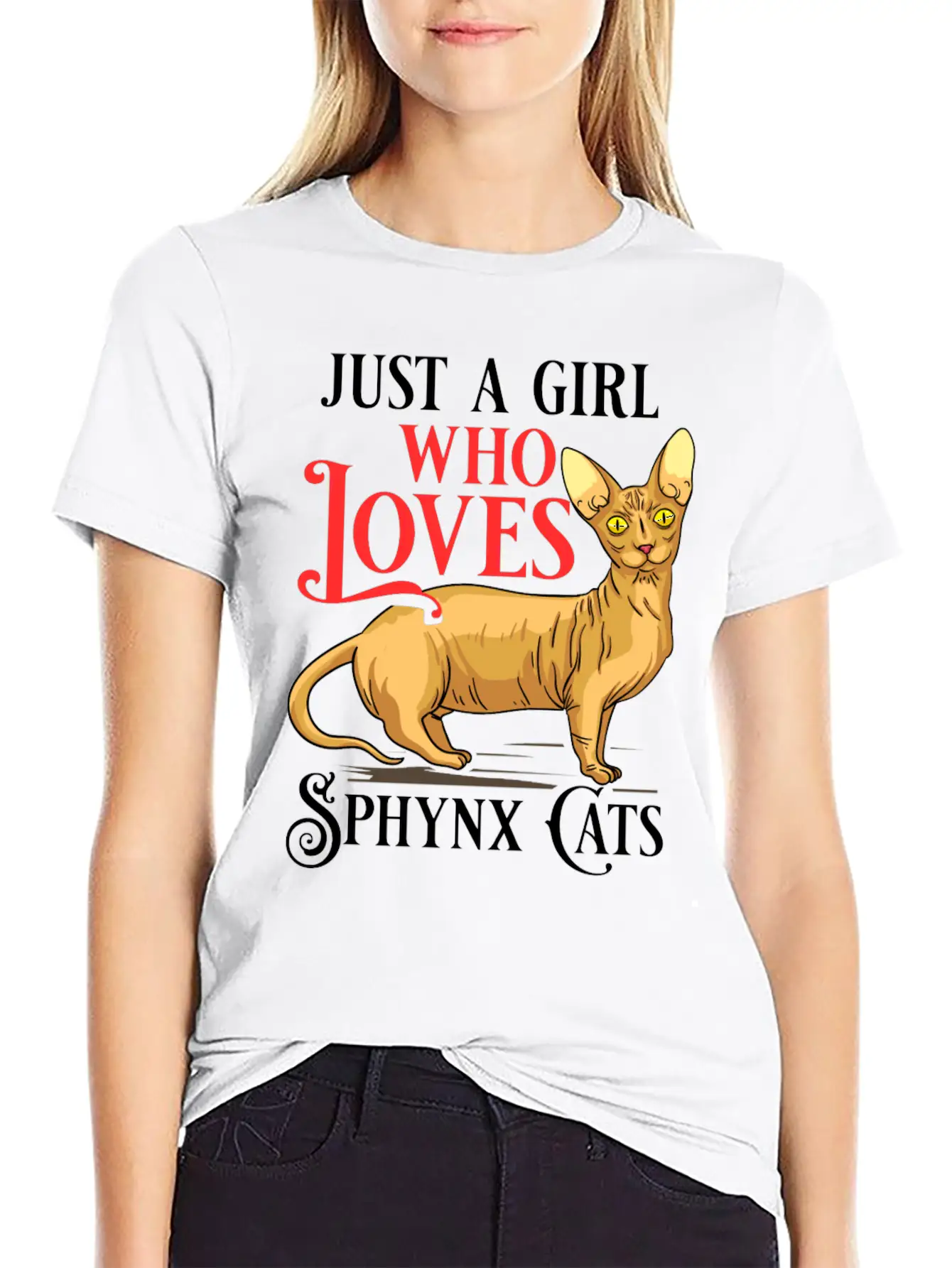 Sphynx Cat Hairless Kitten Egypt Funny Basic Graphic T-Shirt – Daily Comfort In Soft Cotton