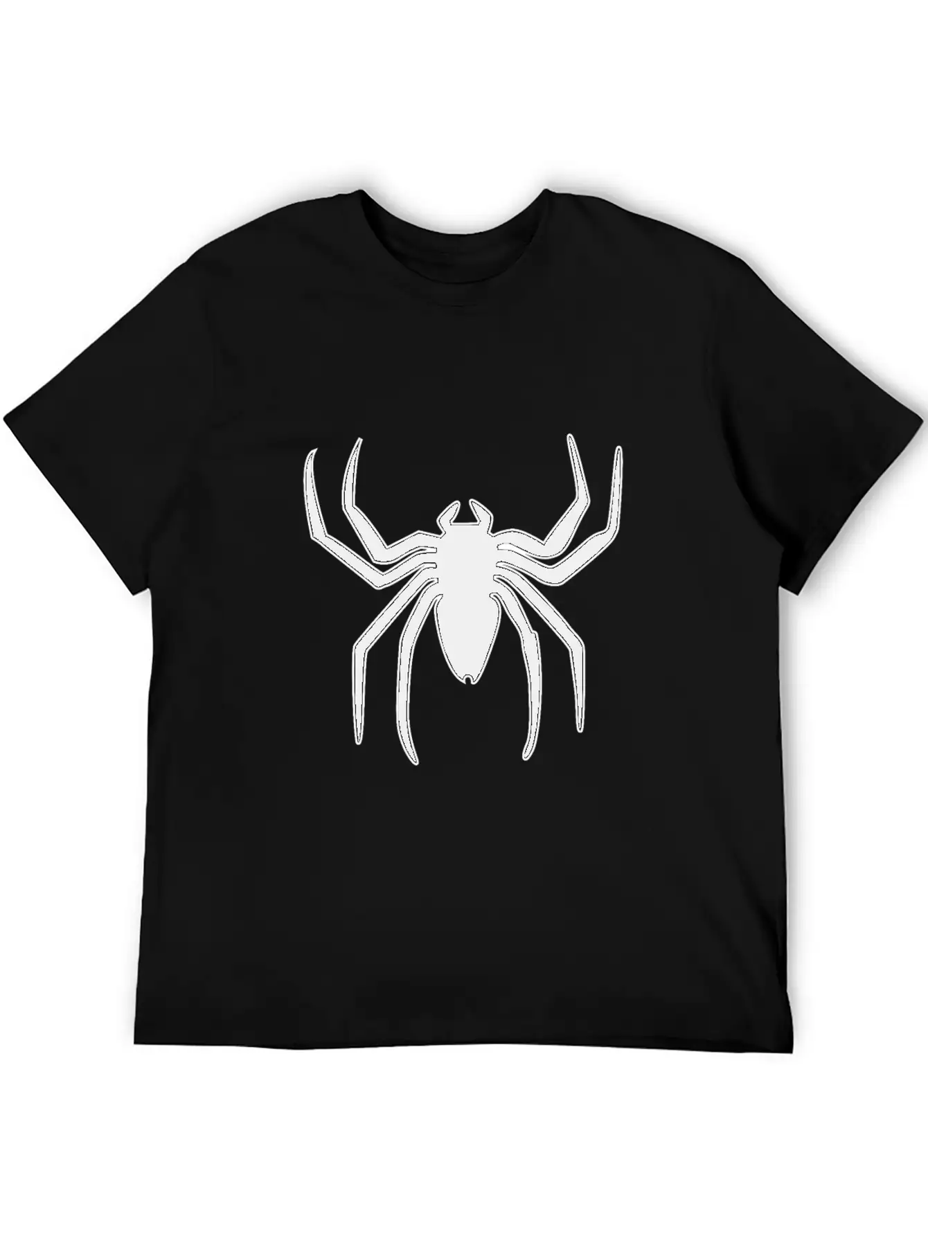 Spider Silhouette Man Logo Hero Gift Idea Unisex Short Sleeve Soft Cotton T-Shirt – Casual Everyday Wear