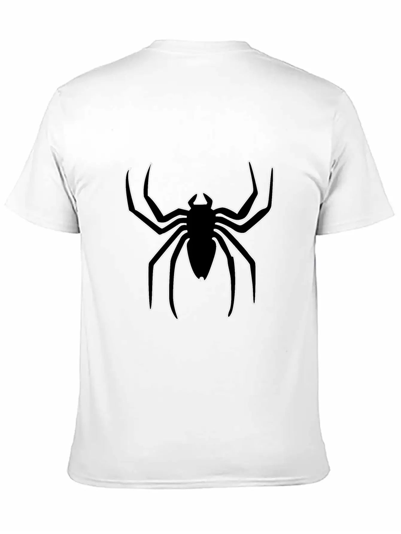 Spider Silhouette Man Logo Hero Gift Idea Unisex Short Sleeve Soft Cotton T-Shirt – Casual Everyday Wear