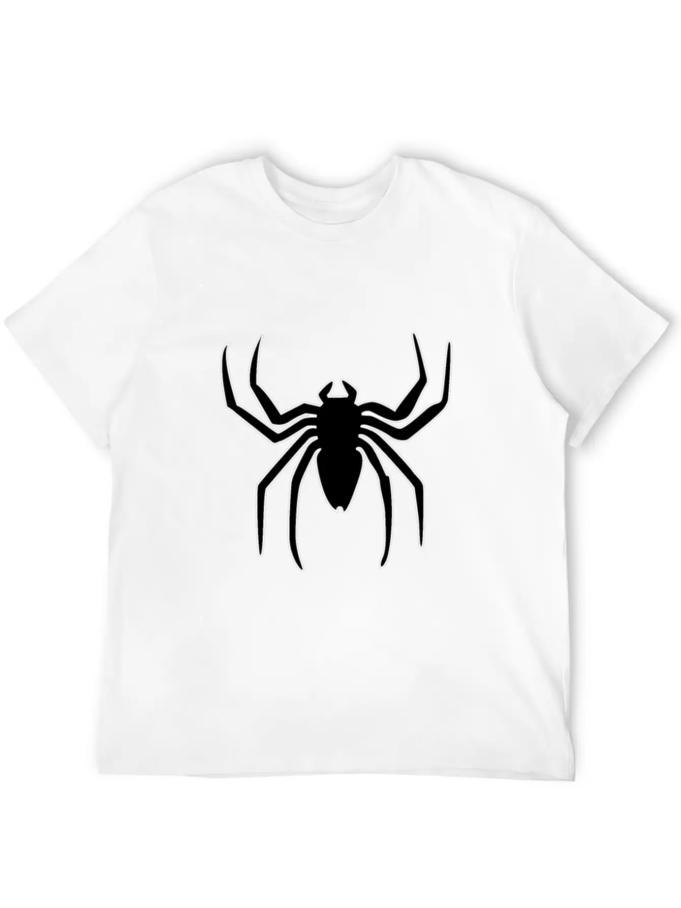 Spider Silhouette Man Logo Hero Gift Idea Unisex Short Sleeve Soft Cotton T-Shirt – Casual Everyday Wear