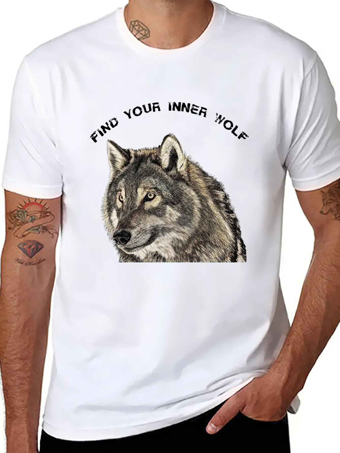 Spirit Of The Wolf Essential Unisex Summer Tee – Soft Cotton Casual Fit