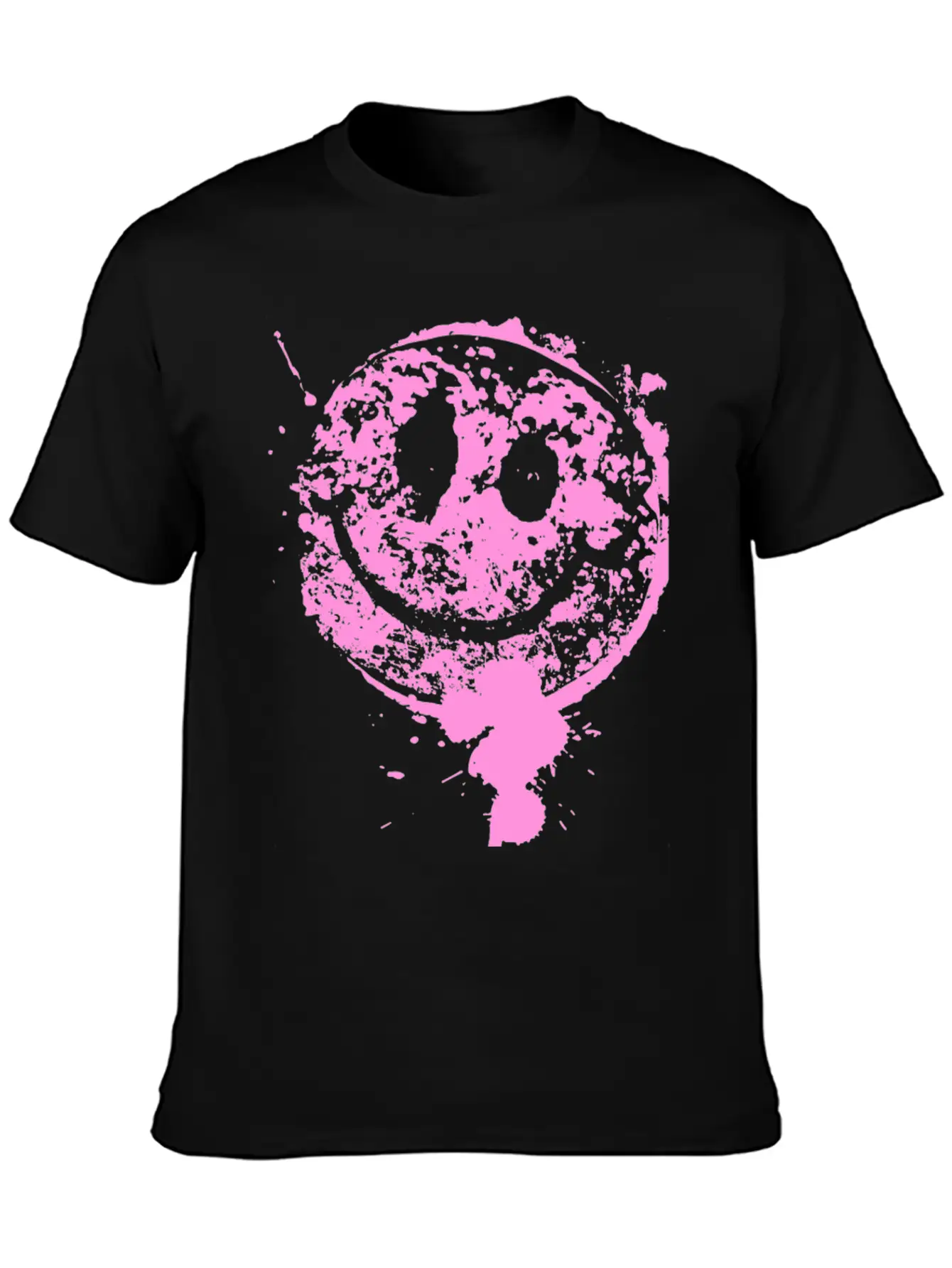 Splatter Smile Stylish Everyday T-Shirt – Unisex Basic Cotton Tee
