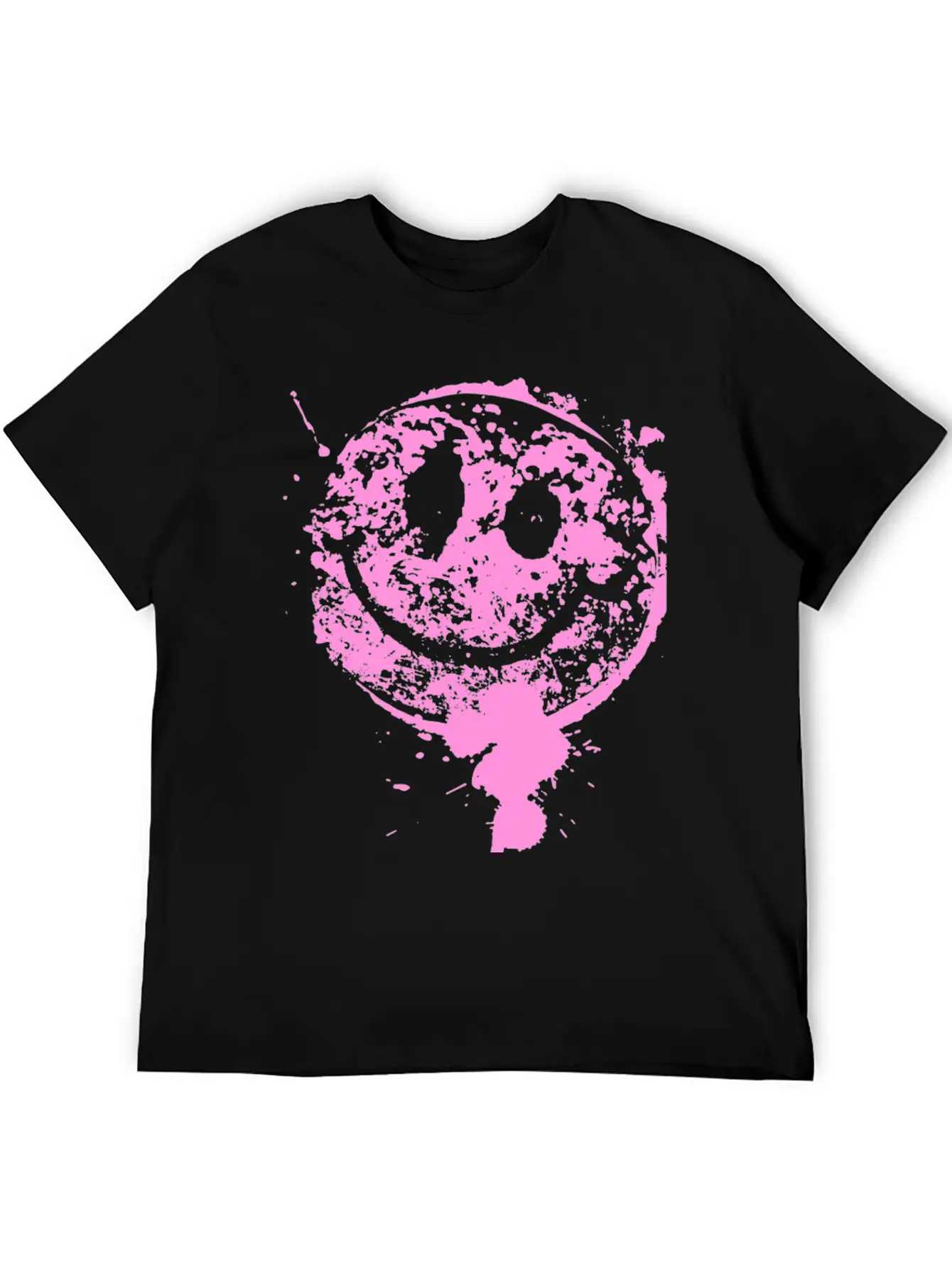 Splatter Smile Stylish Everyday T-Shirt – Unisex Basic Cotton Tee
