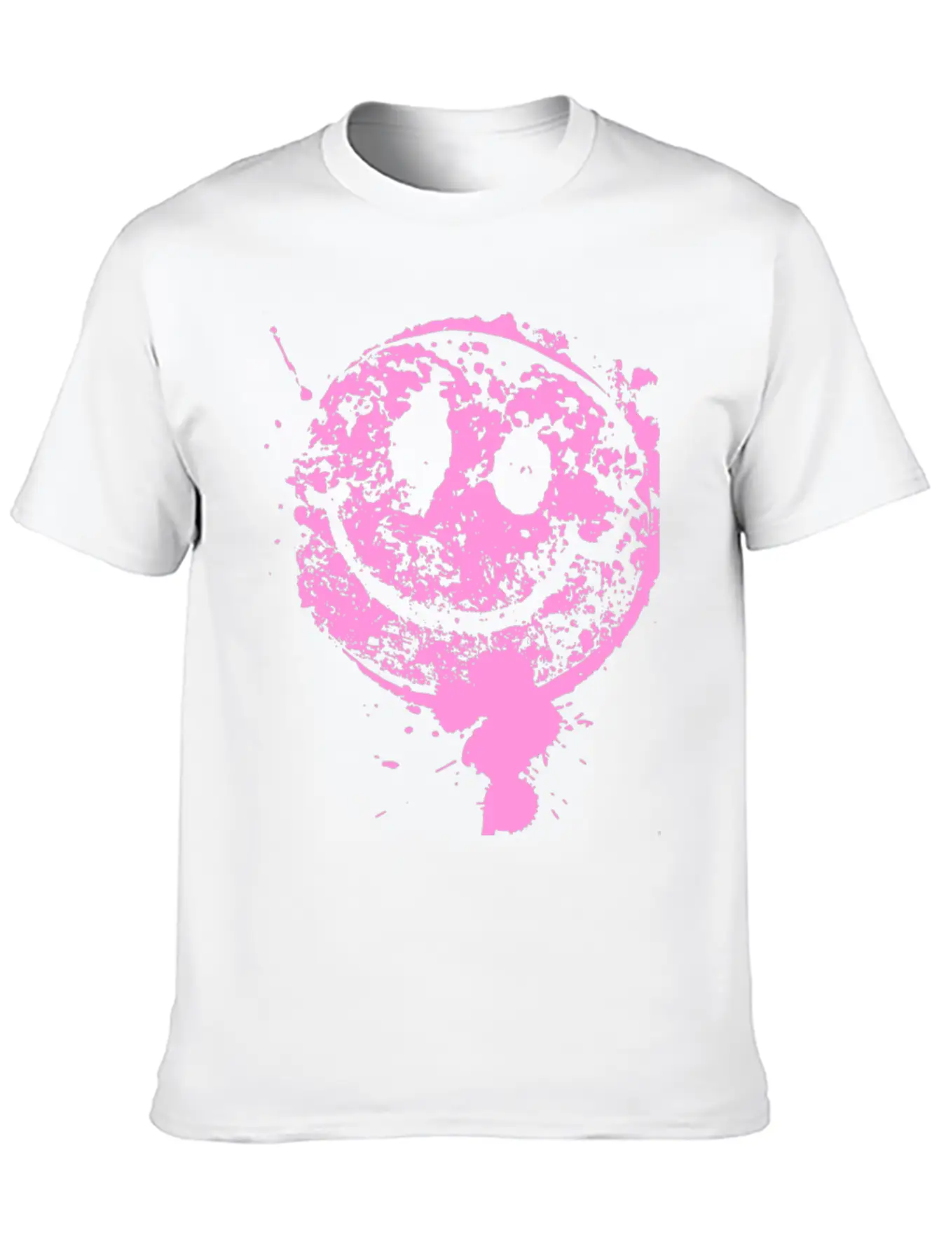 Splatter Smile Stylish Everyday T-Shirt – Unisex Basic Cotton Tee