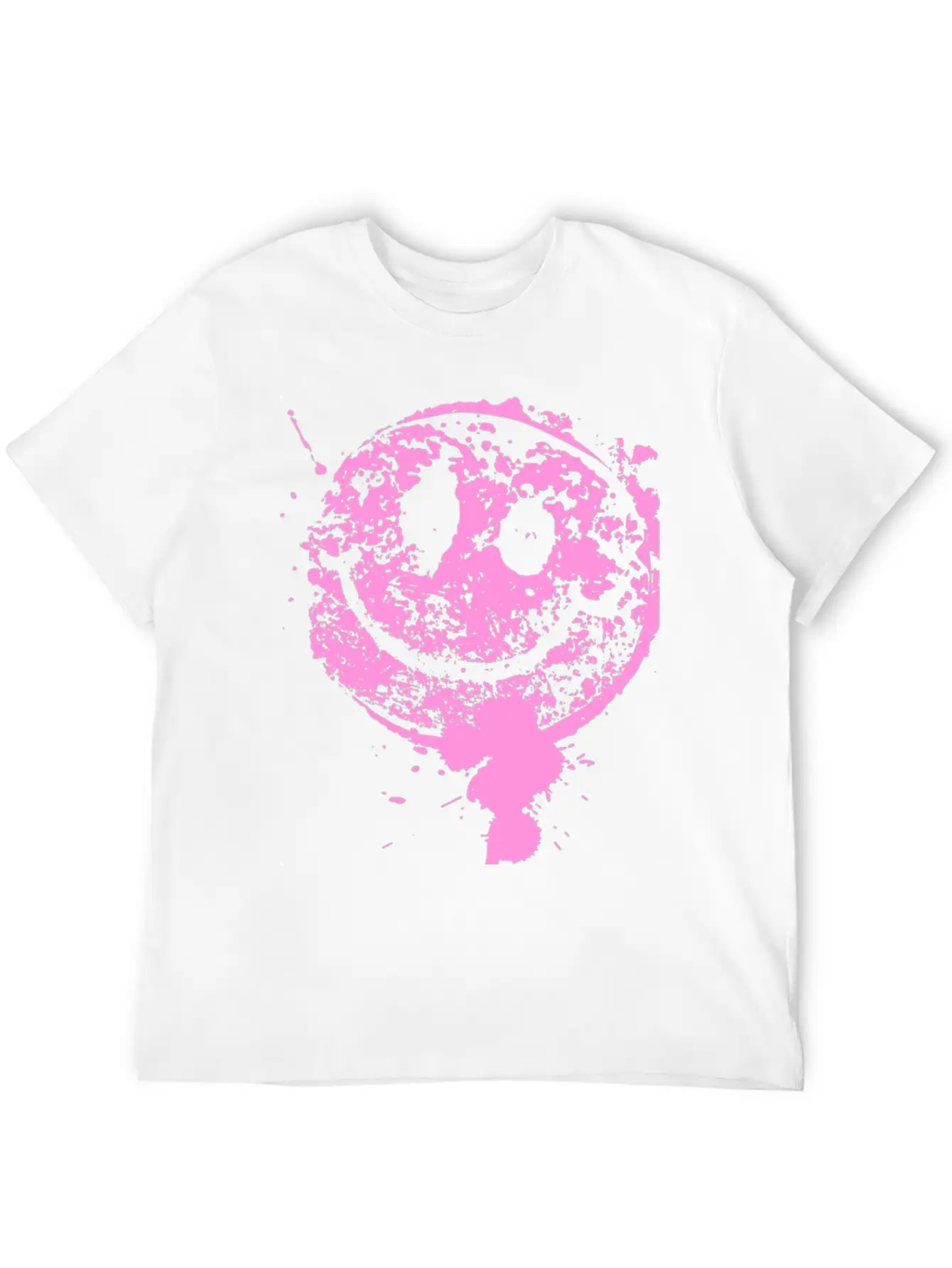 Splatter Smile Stylish Everyday T-Shirt – Unisex Basic Cotton Tee