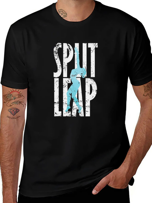 Split Leap Ballet Unisex Short Sleeve Soft Cotton T-Shirt – Casual Everyday Wear