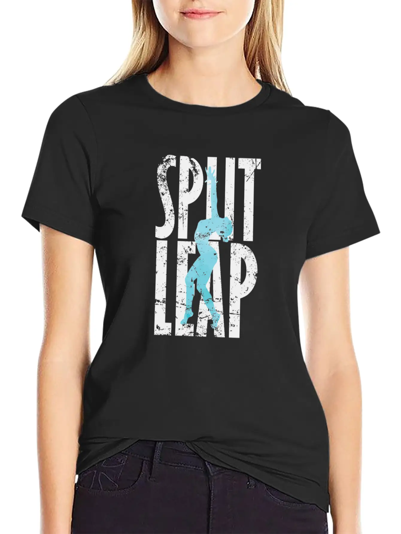 Split Leap Ballet Unisex Short Sleeve Soft Cotton T-Shirt – Casual Everyday Wear