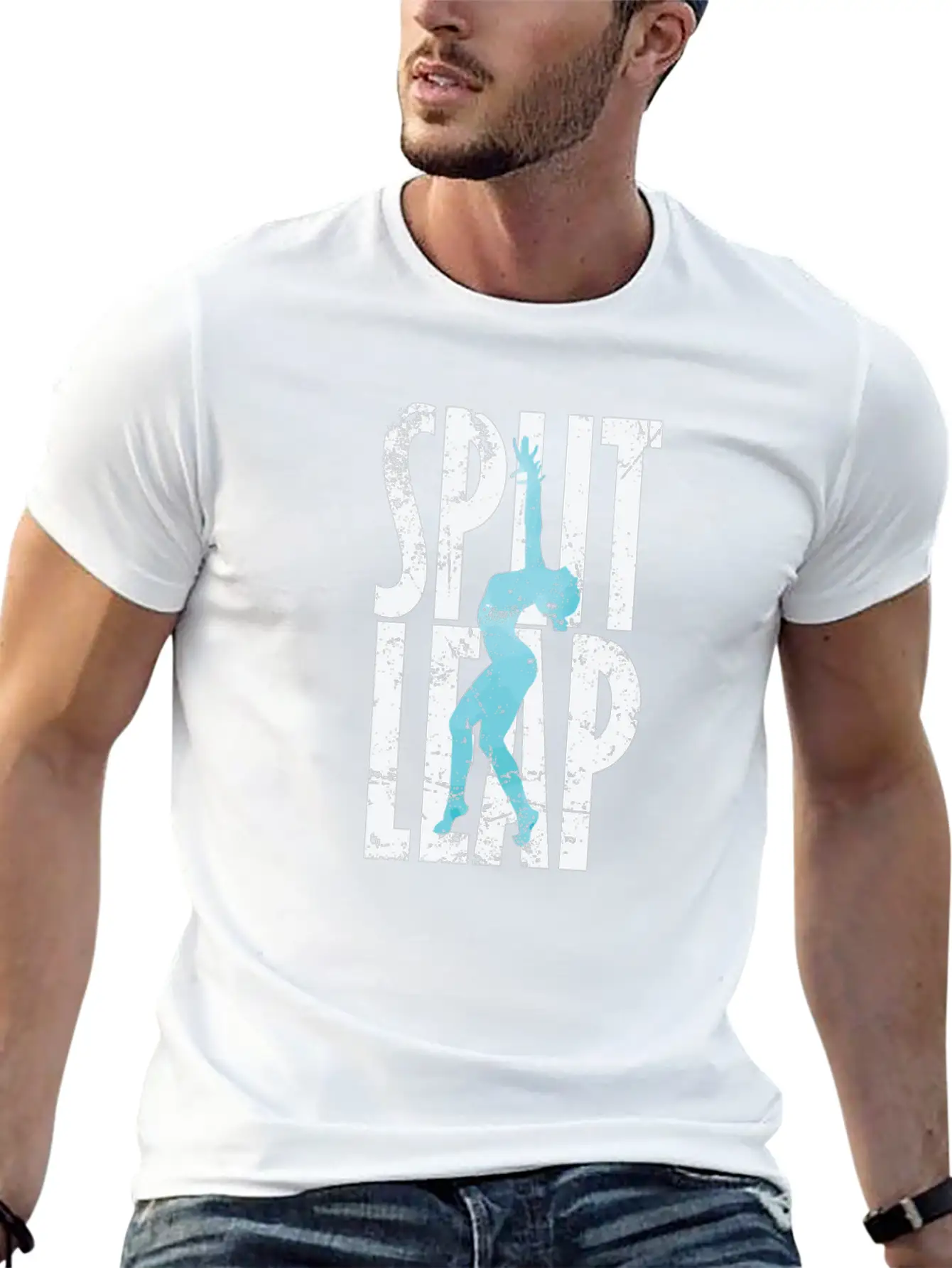 Split Leap Ballet Unisex Short Sleeve Soft Cotton T-Shirt – Casual Everyday Wear