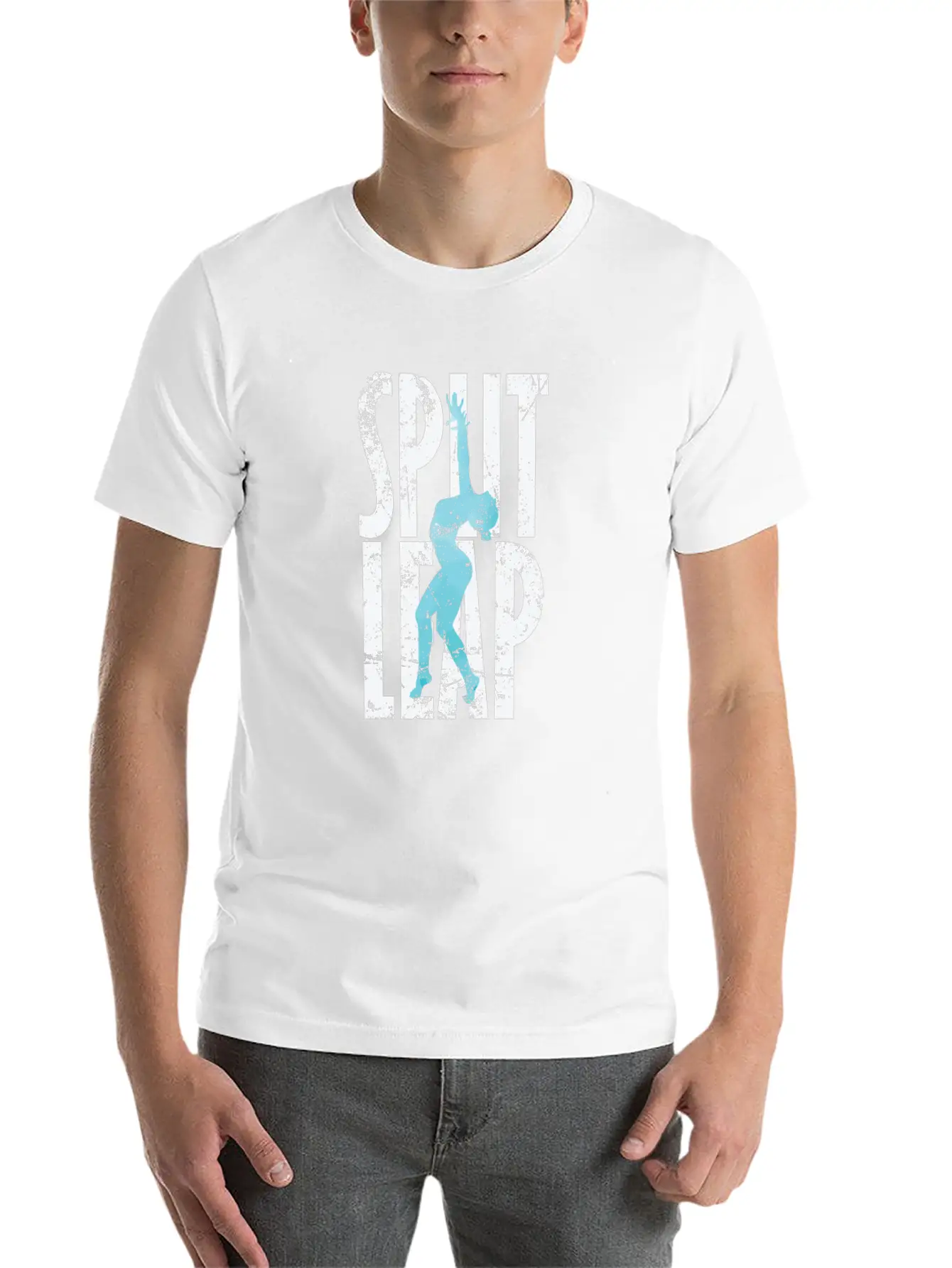 Split Leap Ballet Unisex Short Sleeve Soft Cotton T-Shirt – Casual Everyday Wear