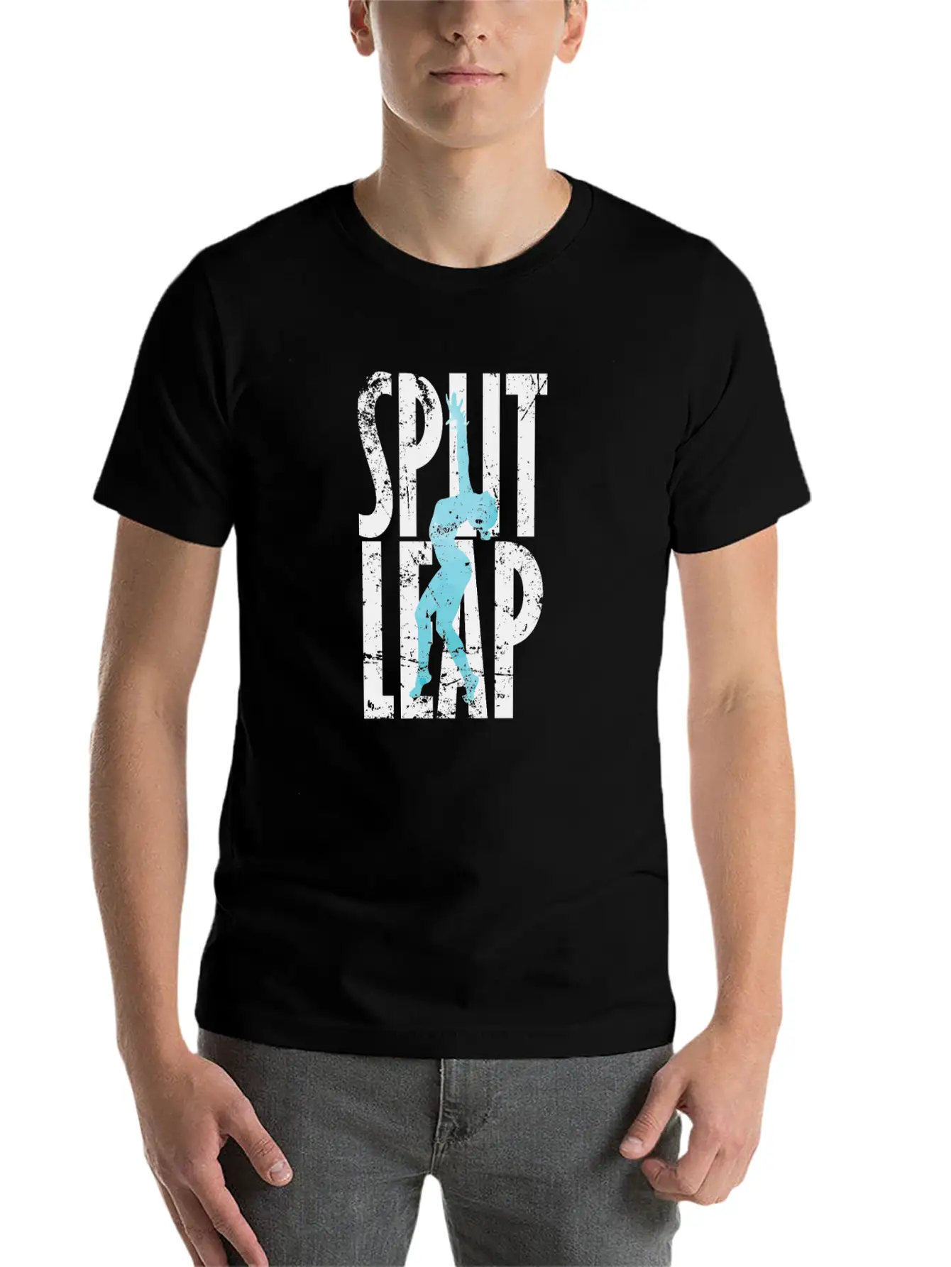 Split Leap Ballet Unisex Short Sleeve Soft Cotton T-Shirt – Casual Everyday Wear