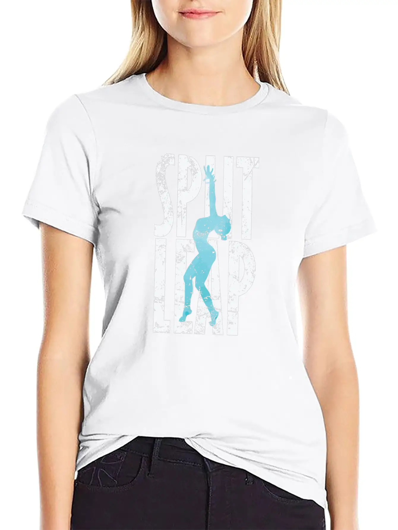Split Leap Ballet Unisex Short Sleeve Soft Cotton T-Shirt – Casual Everyday Wear