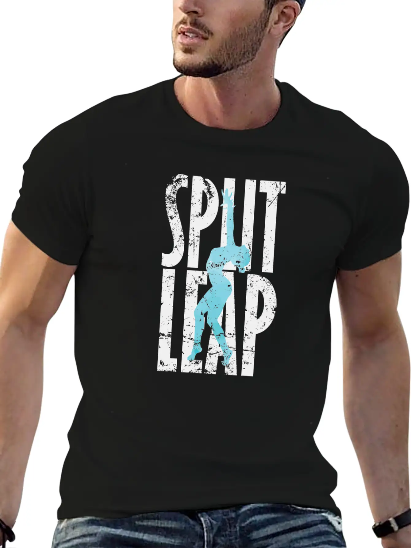 Split Leap Ballet Unisex Short Sleeve Soft Cotton T-Shirt – Casual Everyday Wear