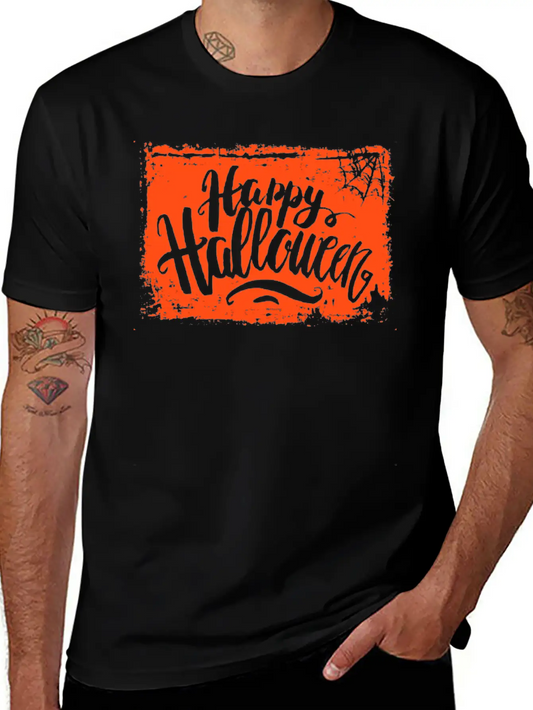 Spooky Grunge Happy Halloween Stylish Everyday T-Shirt – Unisex Basic Cotton Tee