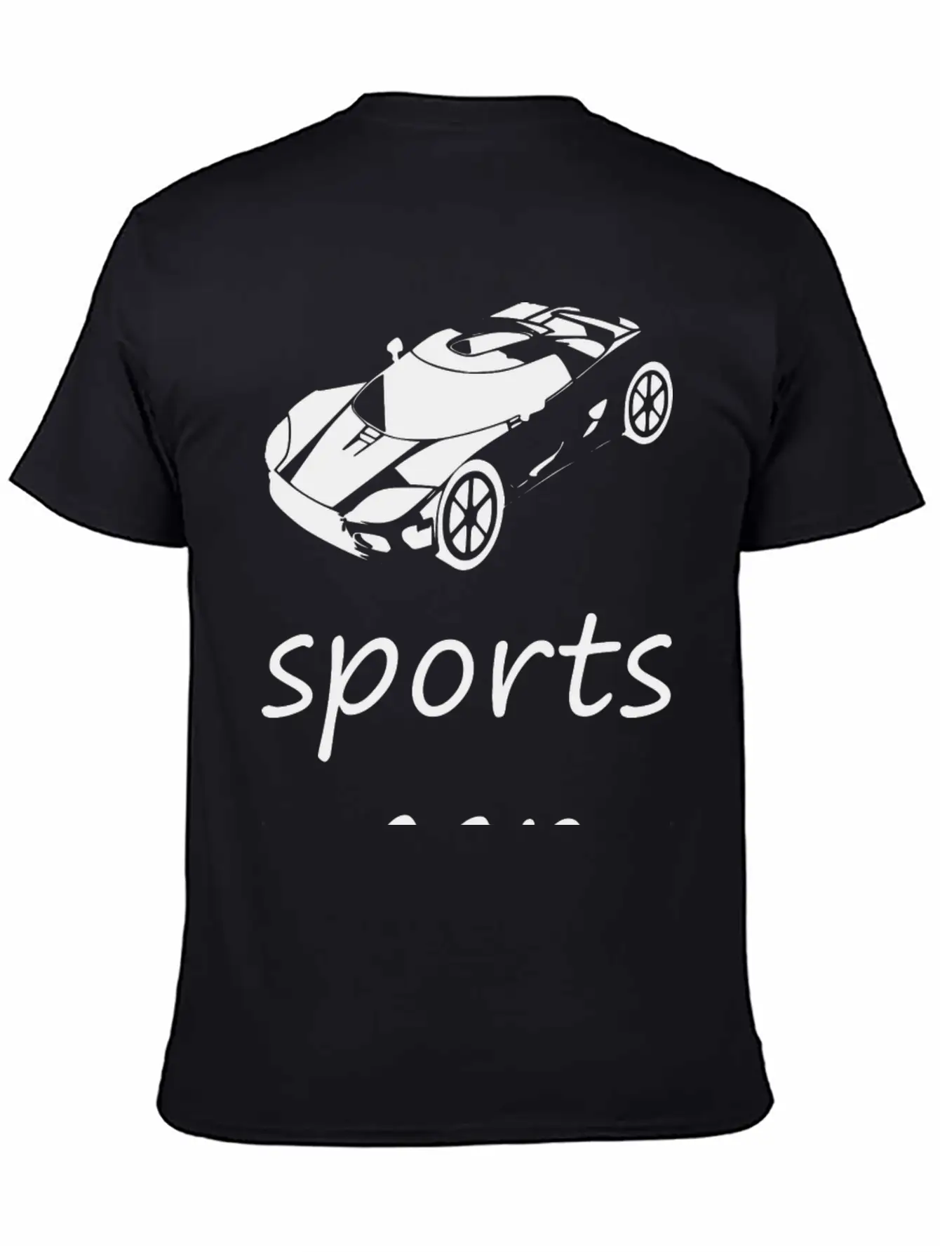 Sports Car Comfortable Minimalist Graphic Tee – Summer Style Essential