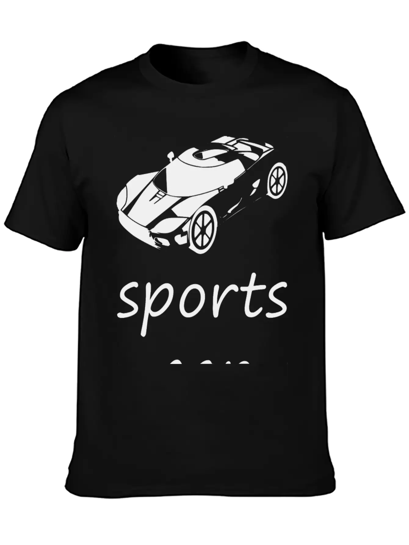 Sports Car Comfortable Minimalist Graphic Tee – Summer Style Essential
