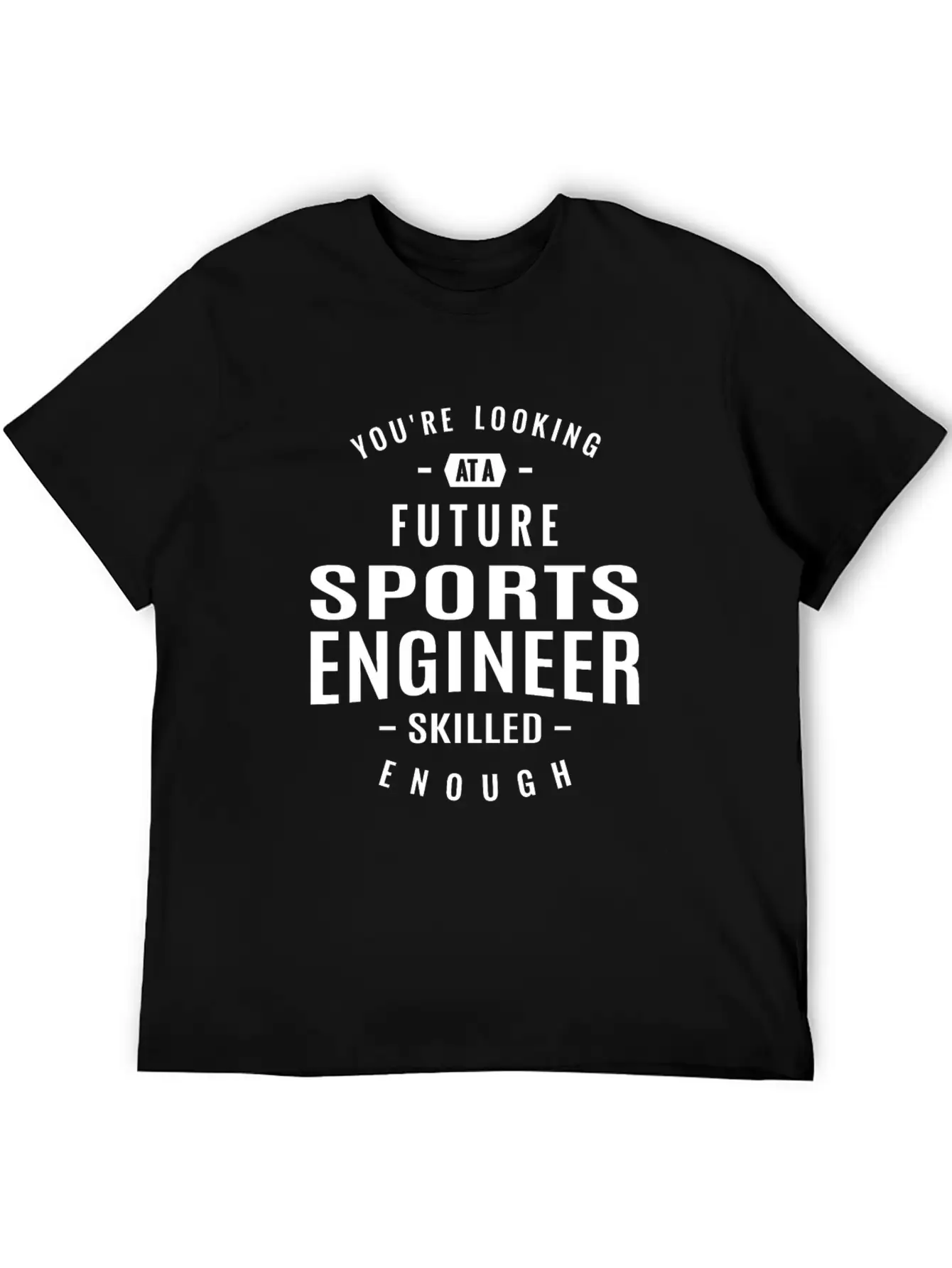 Sports Engineer Unisex Short Sleeve Soft Cotton T-Shirt – Casual Everyday Wear