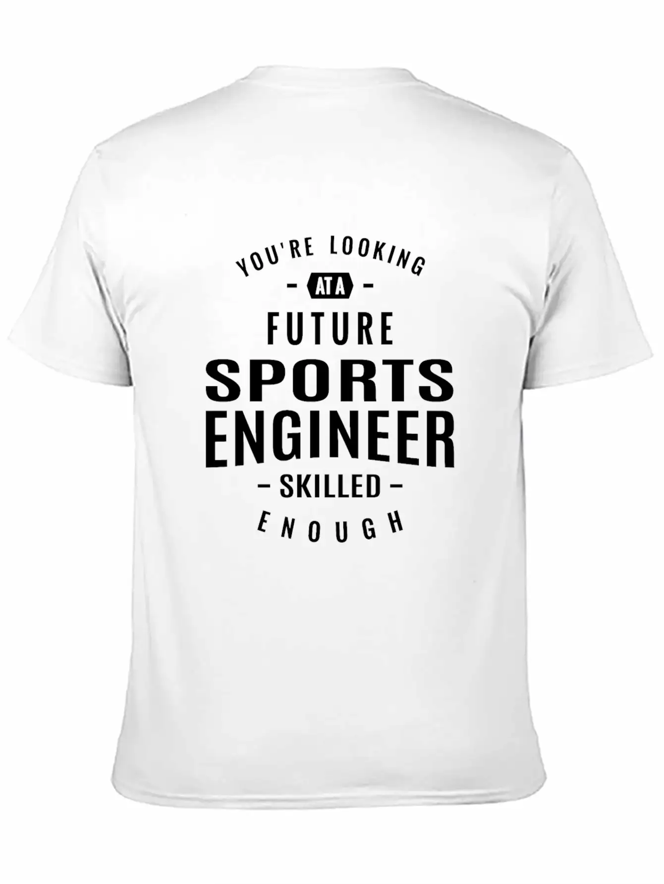 Sports Engineer Unisex Short Sleeve Soft Cotton T-Shirt – Casual Everyday Wear