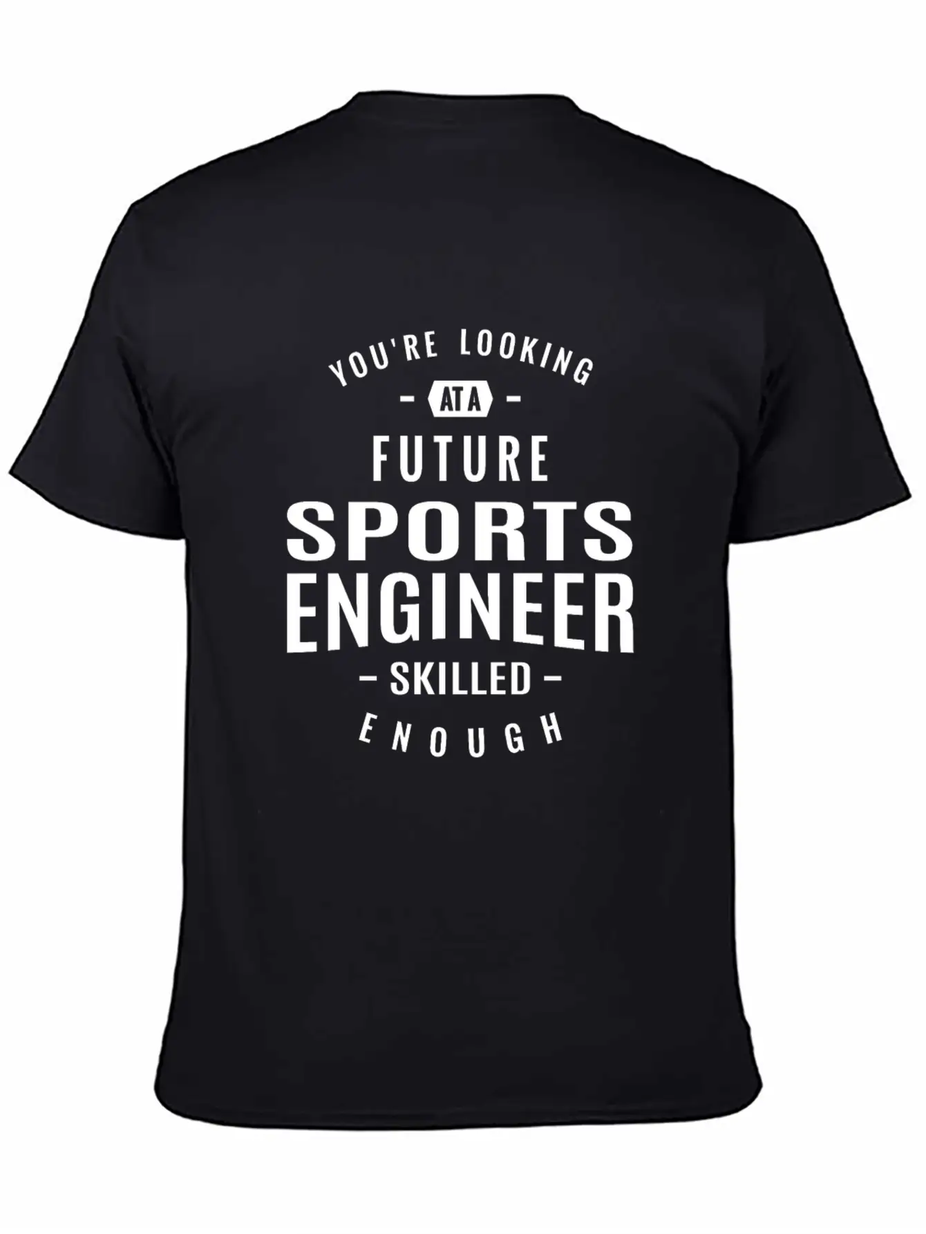 Sports Engineer Unisex Short Sleeve Soft Cotton T-Shirt – Casual Everyday Wear