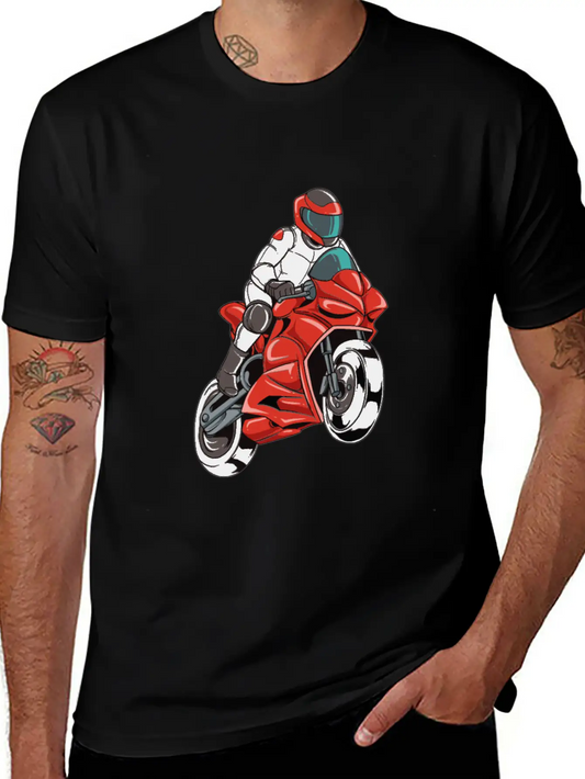 Sports Super Bike Racing Comfortable Minimalist Graphic Tee – Summer Style Essential